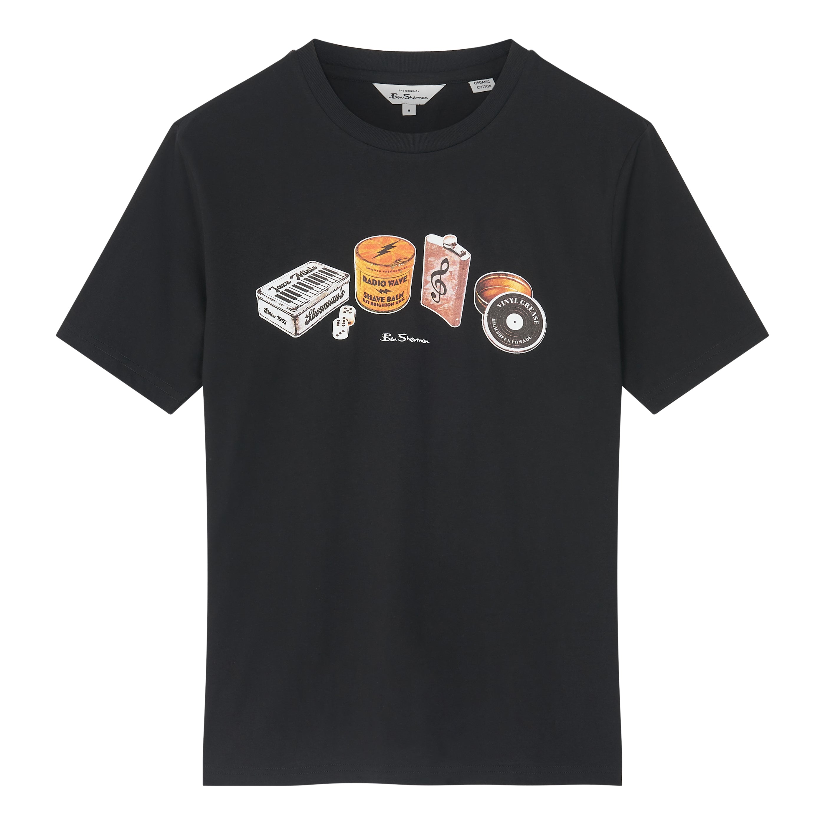 Ben Sherman Tins T-Shirt Black