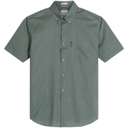 Ben Sherman Geo Print Shirt Green