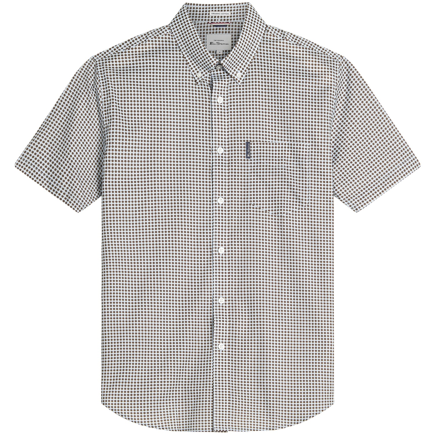 Ben Sherman Geo Print Shirt Sky