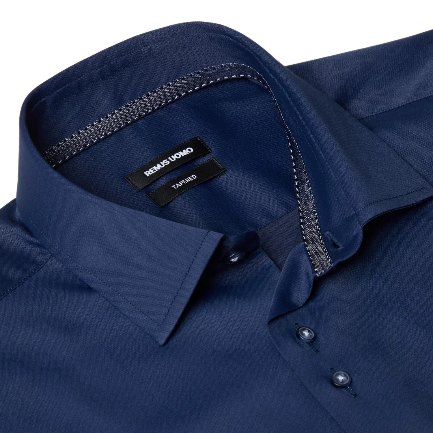 Remus Uomo Tapered Shirt Navy
