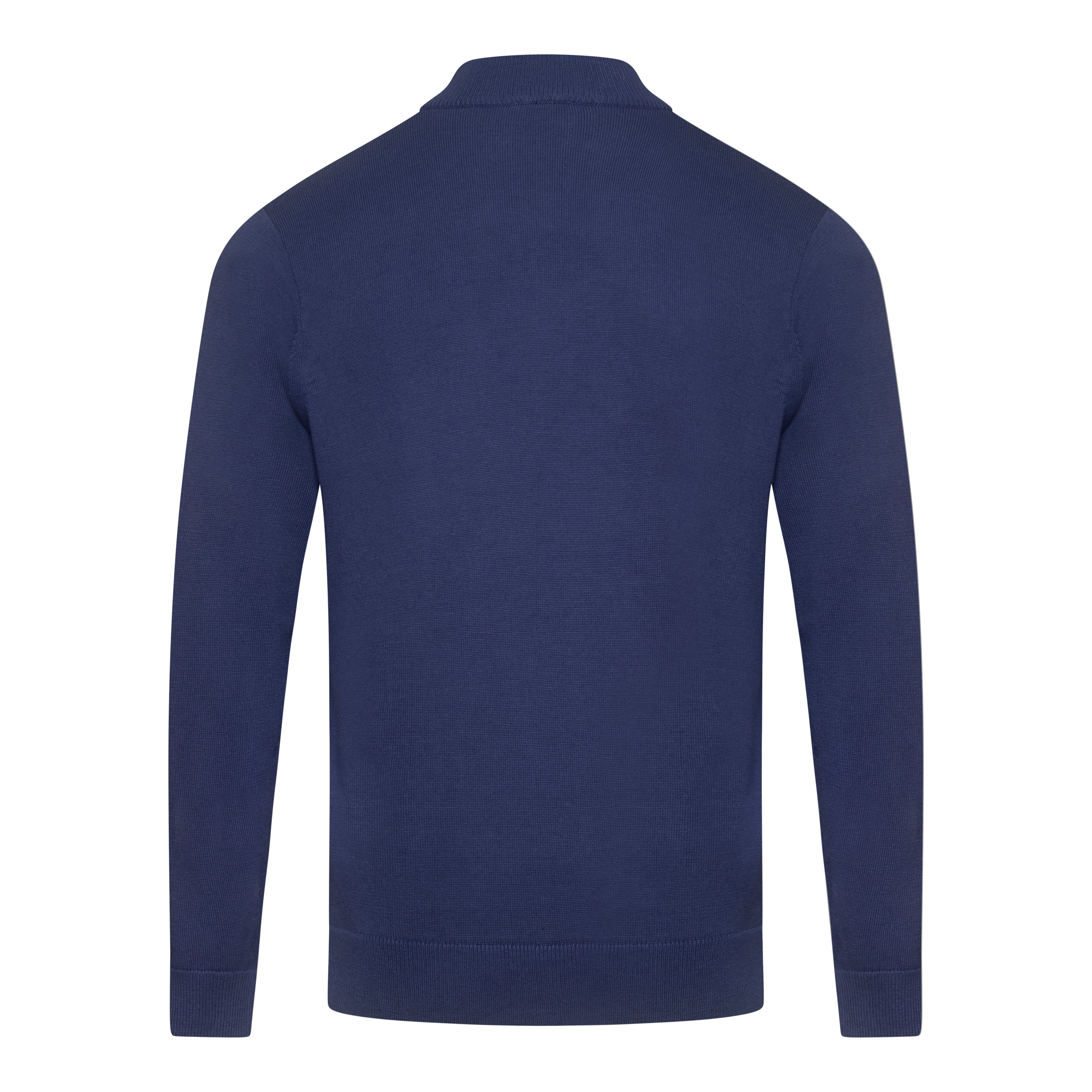 Gabicci Vintage Naxton Zip Sweater Blue