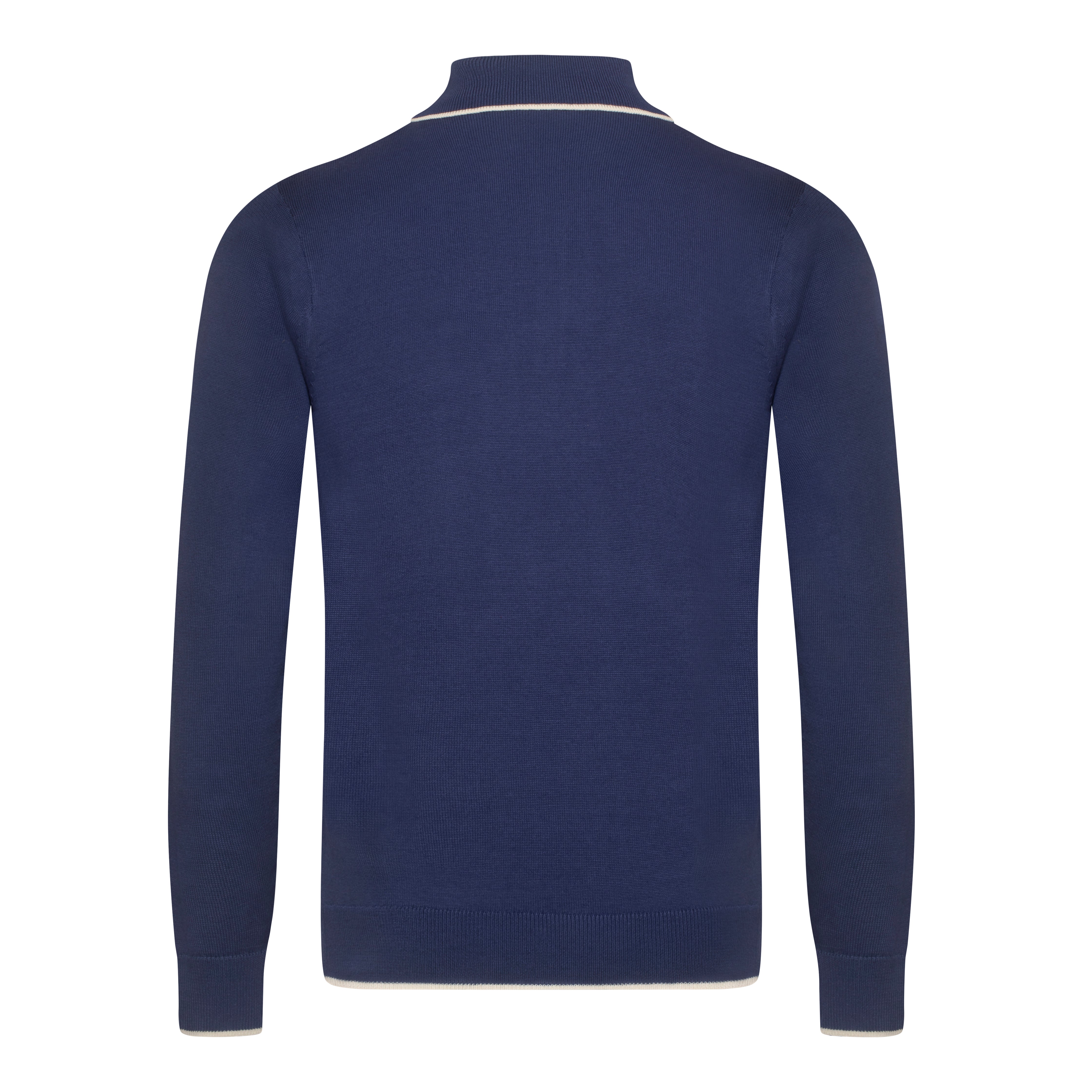 Gabicci Vintage Lineker Knit Polo Blue