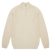 Police Cromer Knit Sweatshirt Cream