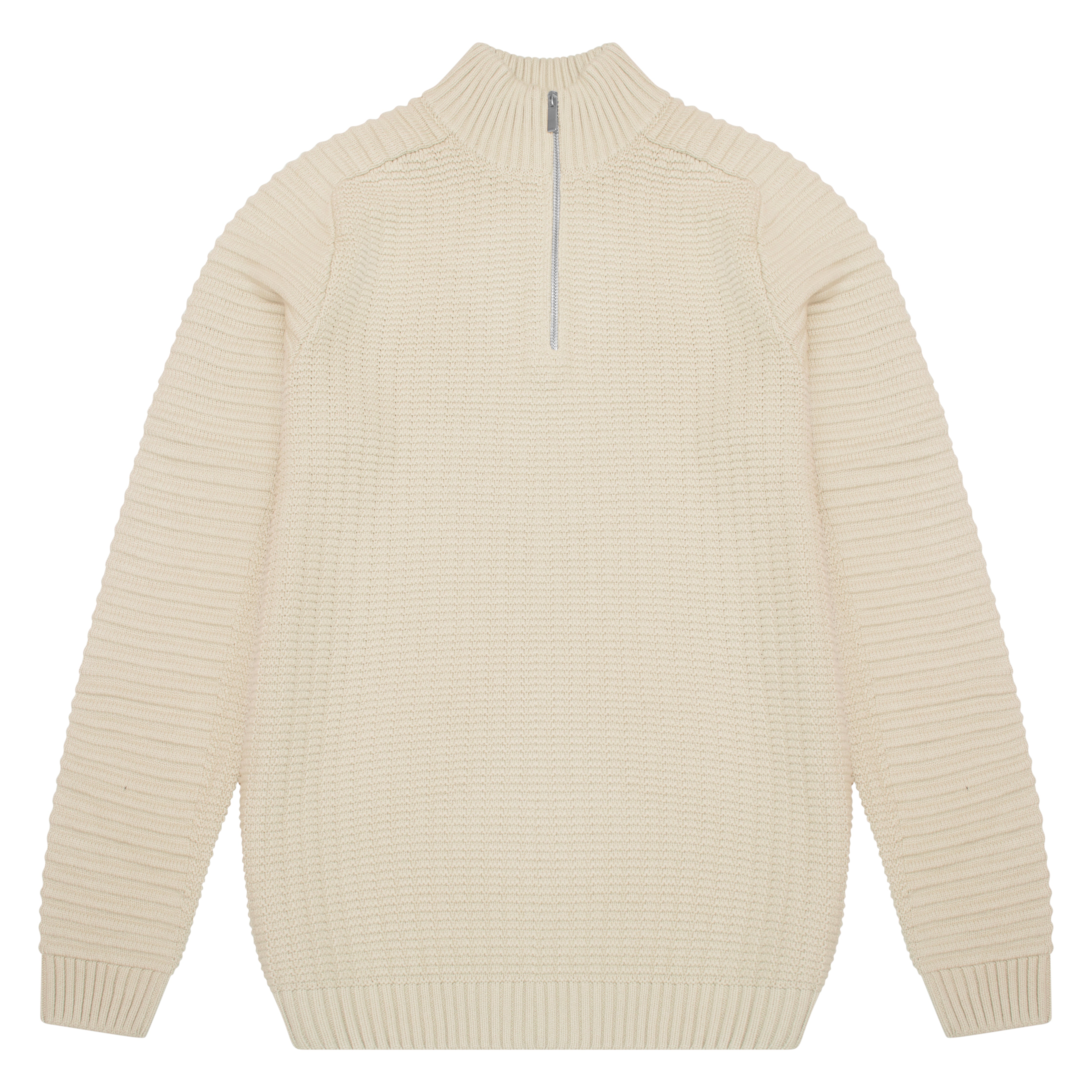 Police Cromer Knit Sweatshirt Cream