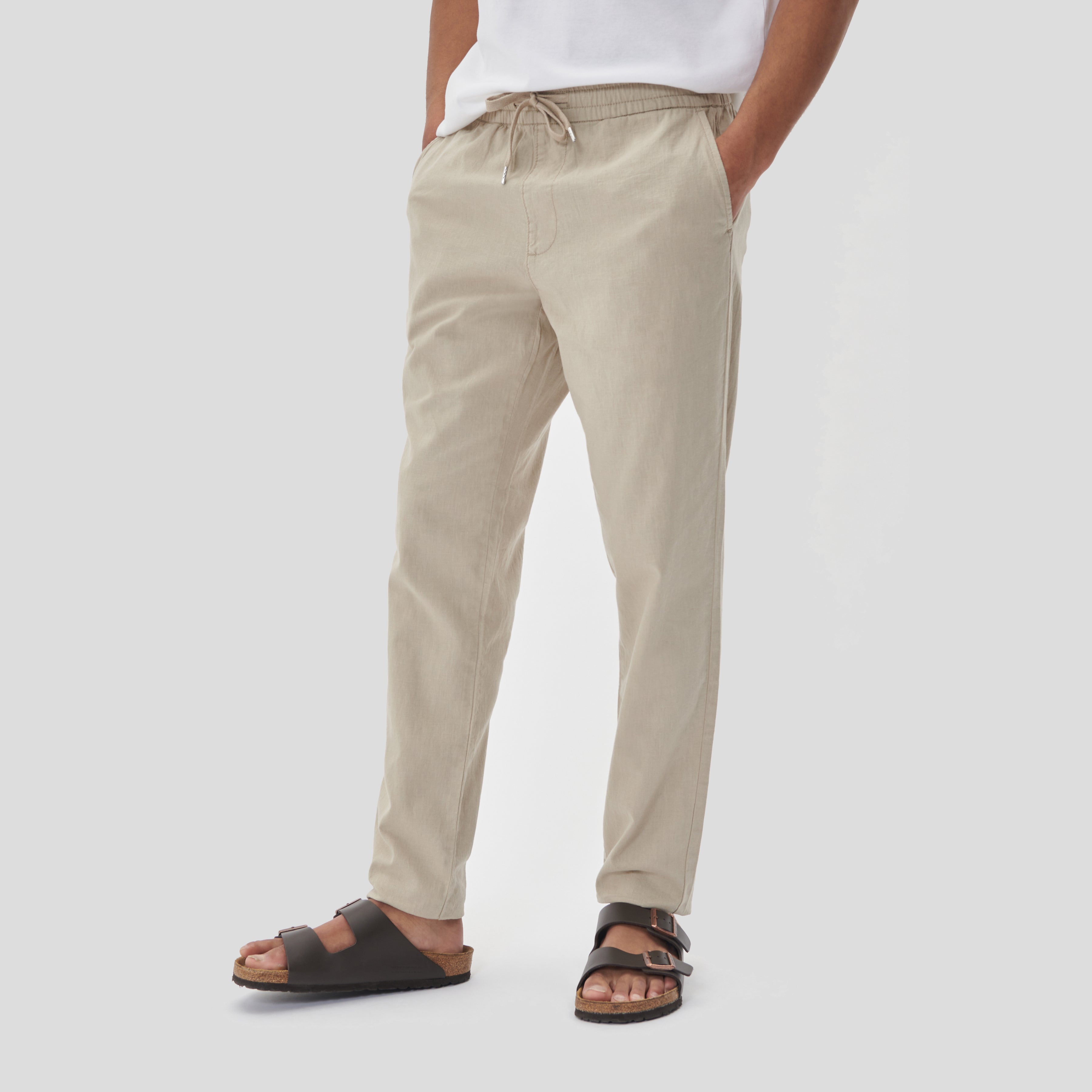 Matinique Barton Linen Pants Beige