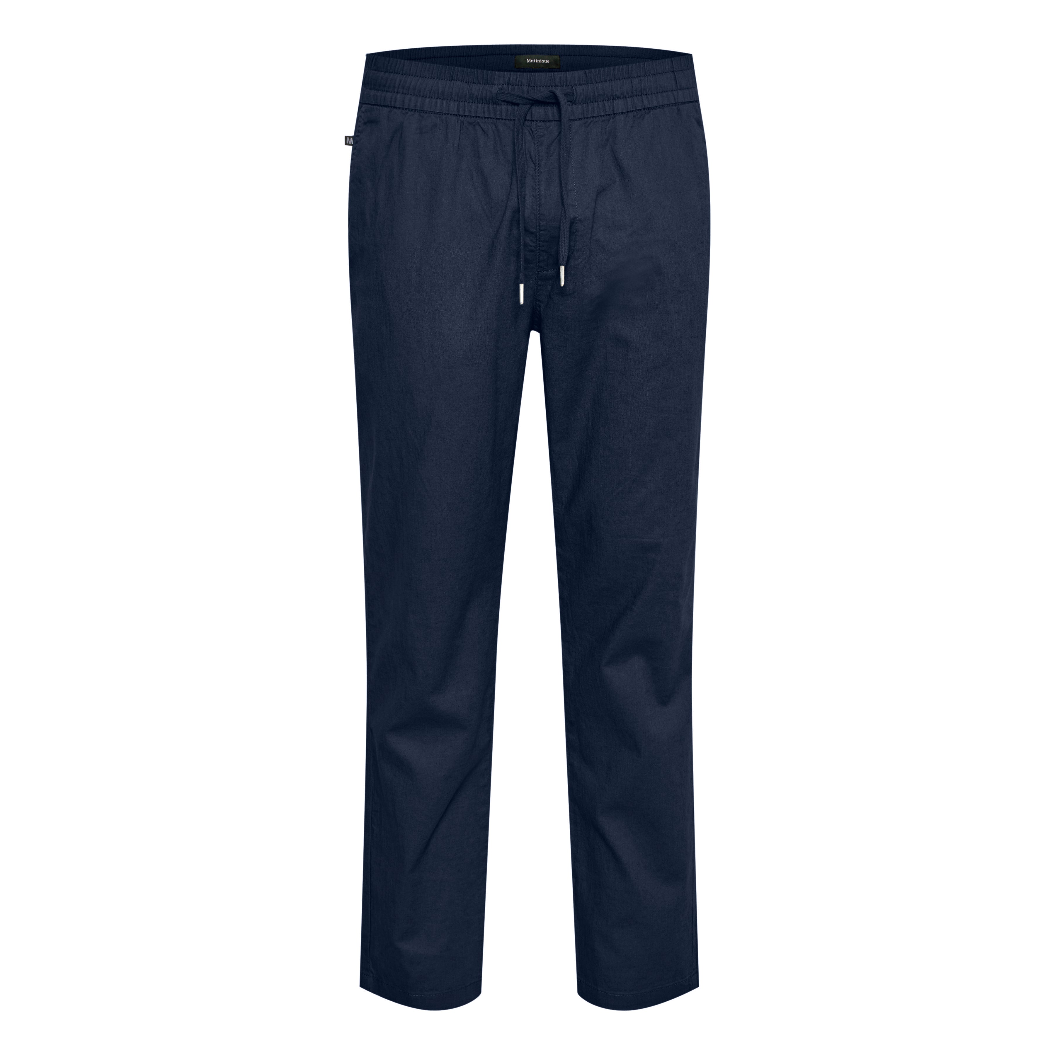 Matinique Barton Linen Pants Navy