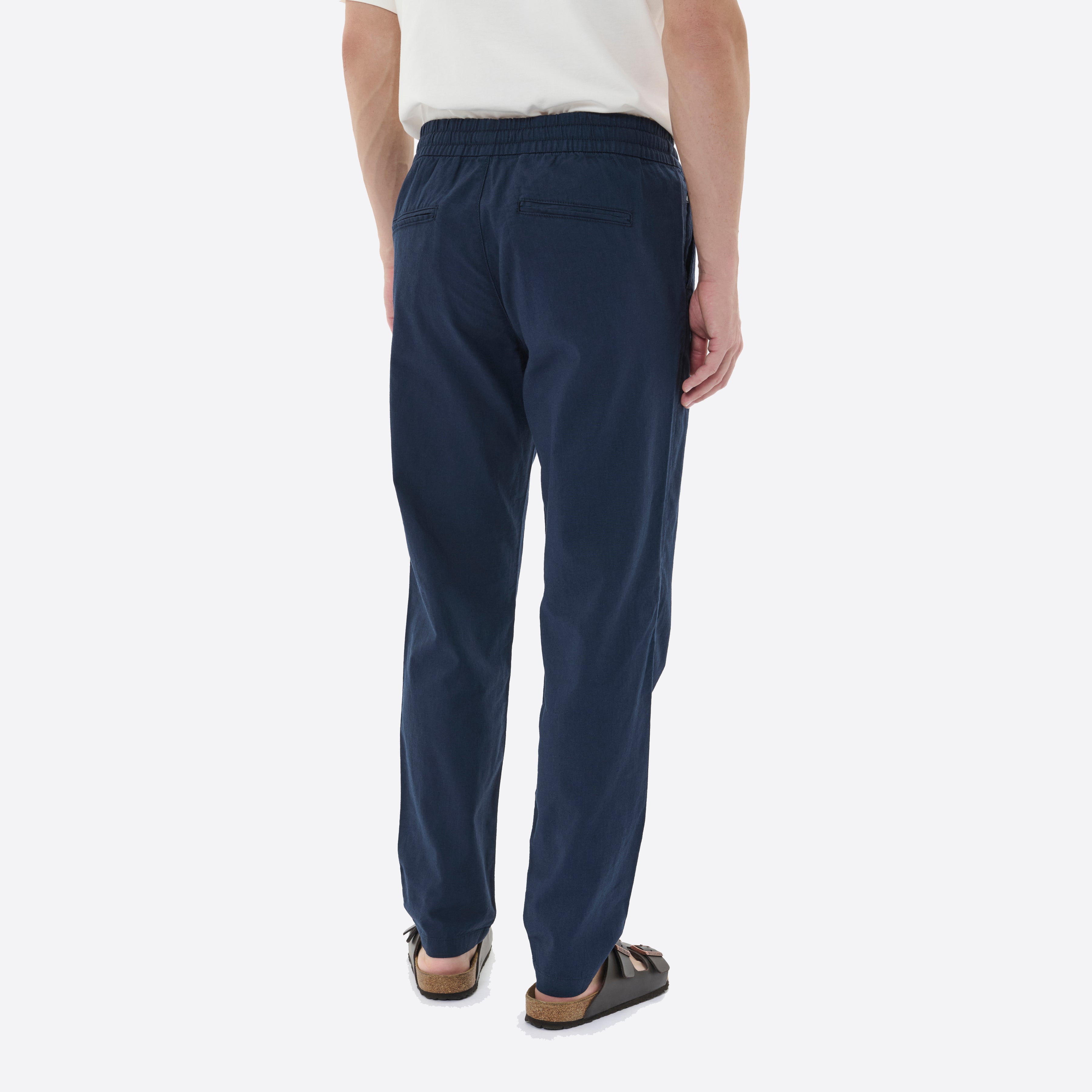 Matinique Barton Linen Pants Navy