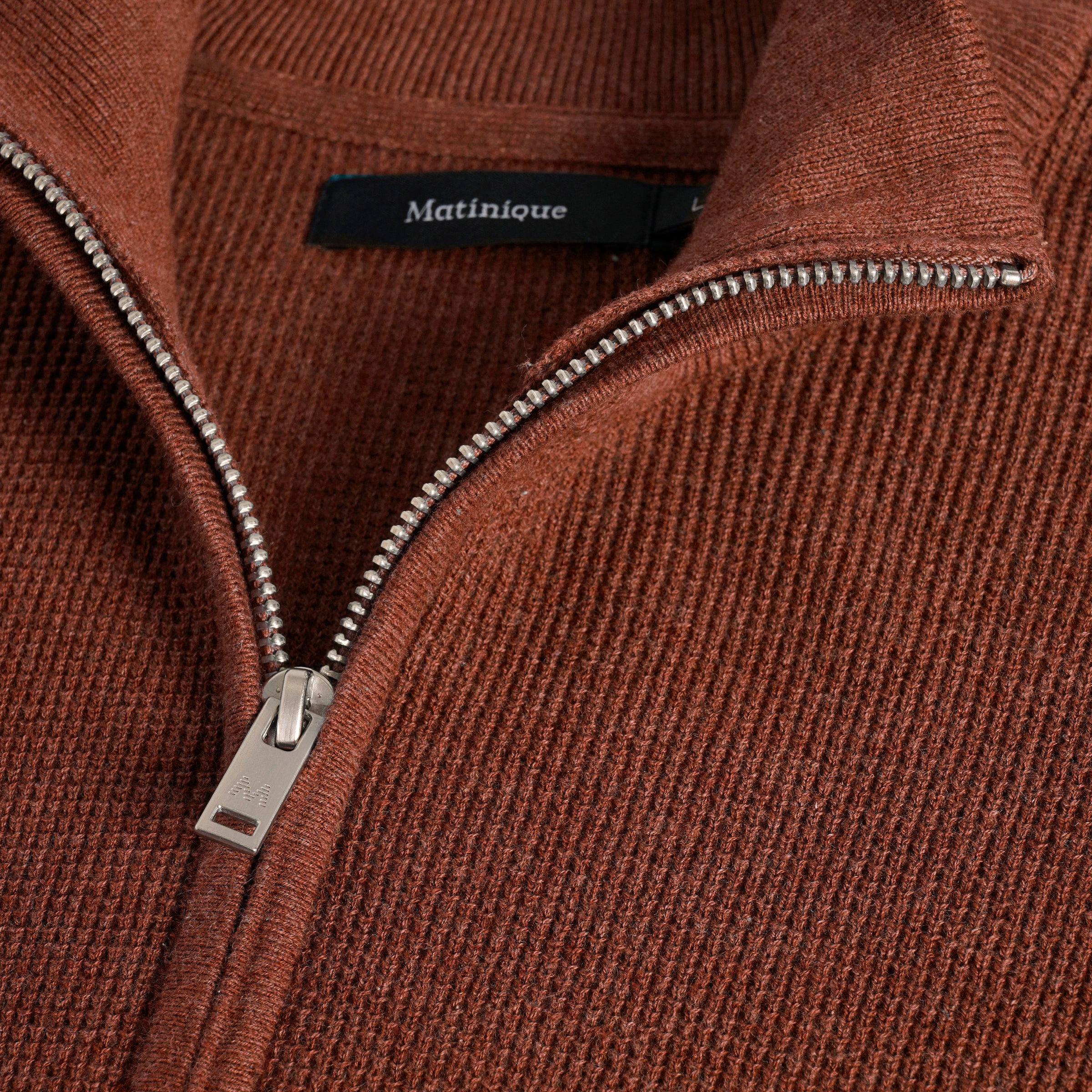 Matinique Lagoon Textured Knit Sweater Clay