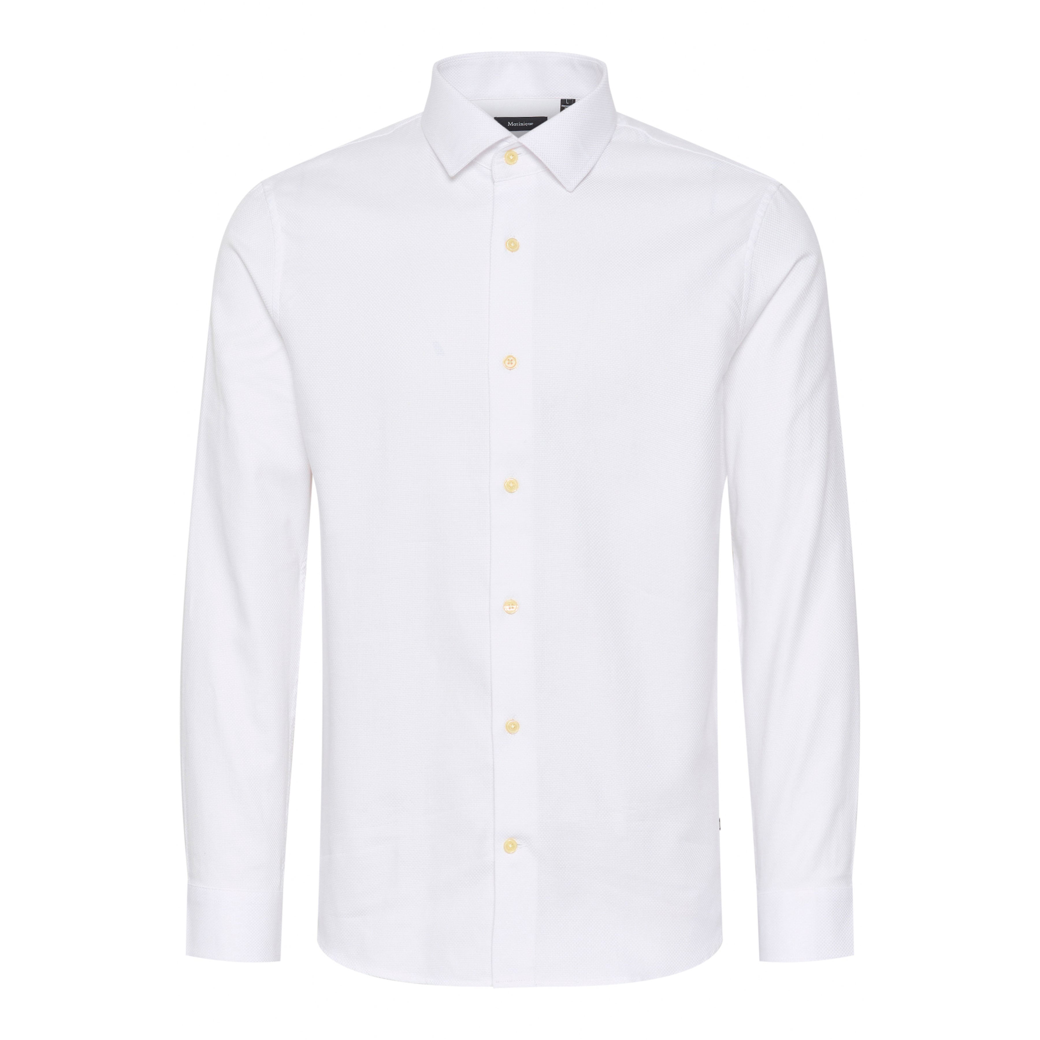 Matinique Textured Shirt White