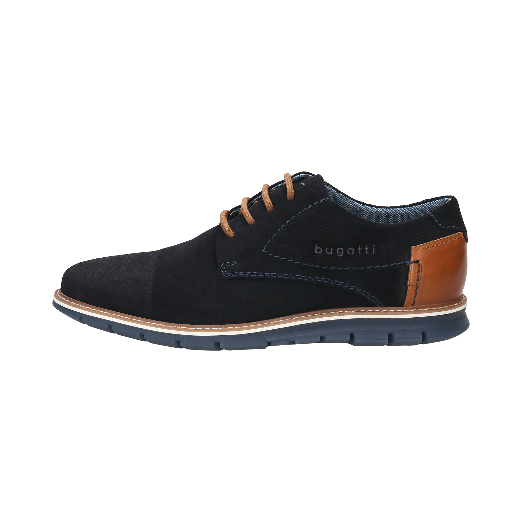 Bugatti Suede Shoes Navy
