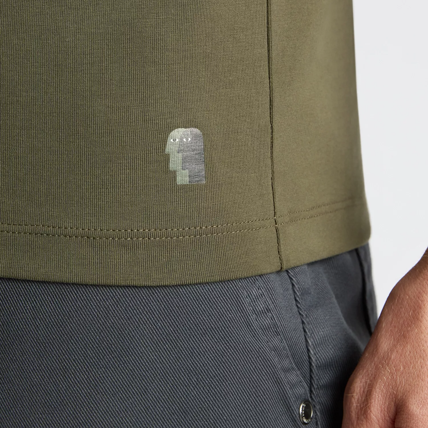 Remus Uomo Cotton T-Shirt Khaki