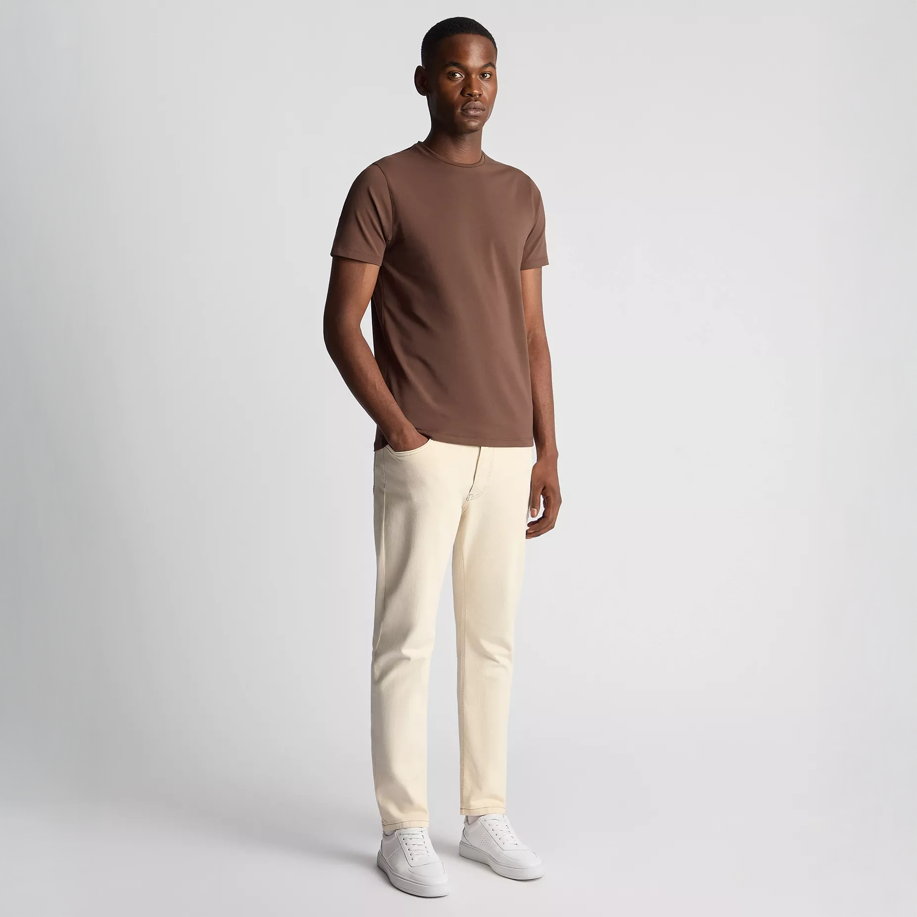 Remus Uomo Cotton T-Shirt Mocha