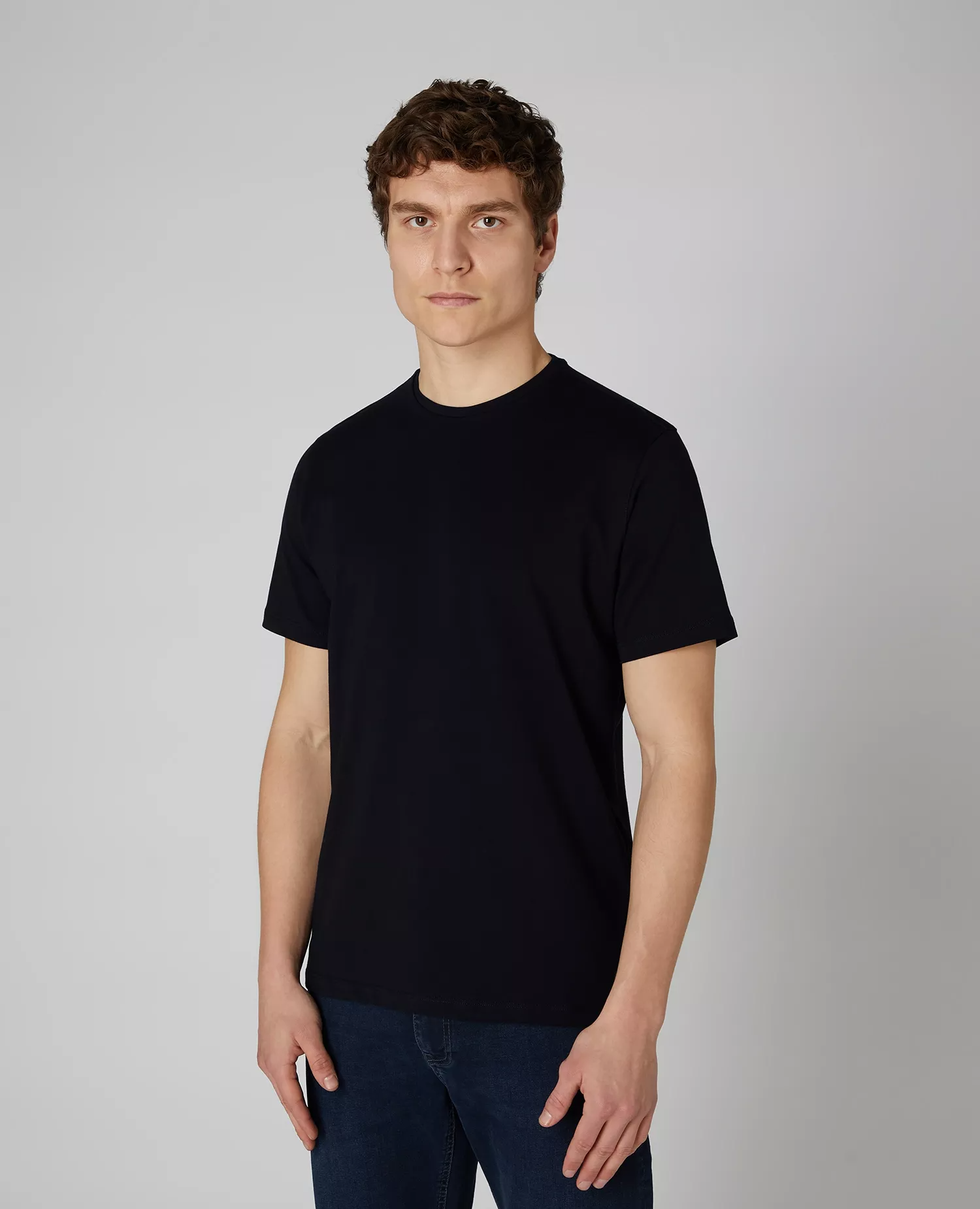 Remus Uomo Cotton T-Shirt Navy