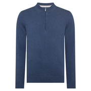 Remus Uomo Quarter Zip Blue