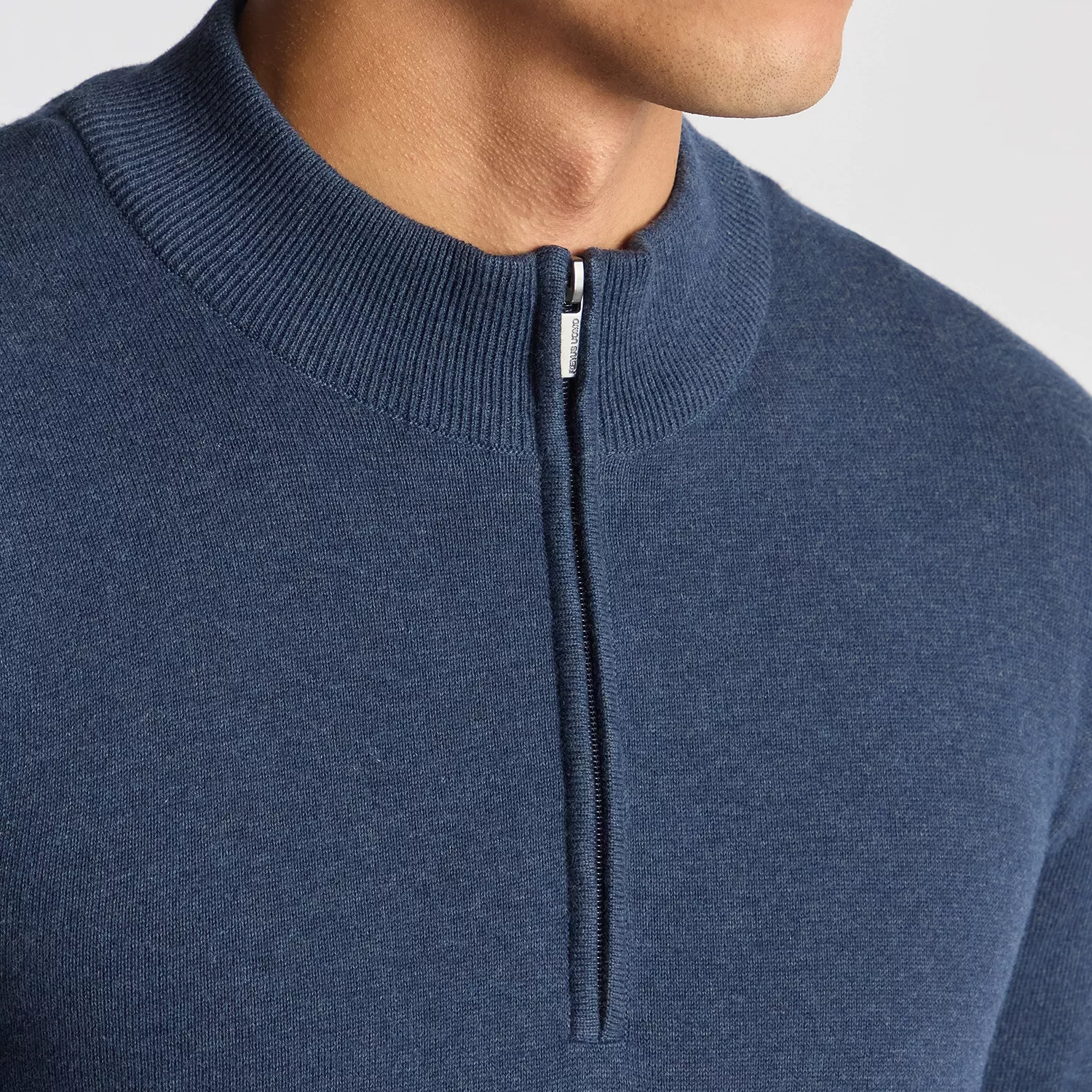 Remus Uomo Quarter Zip Blue