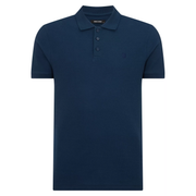Remus Uomo Cotton Pique Polo Shirt Navy
