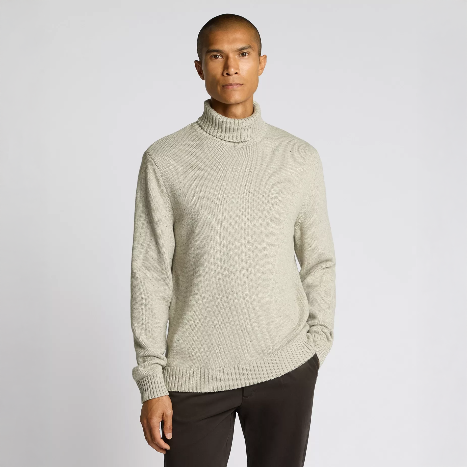 Remus Uomo Roll Neck Knitwear Grey