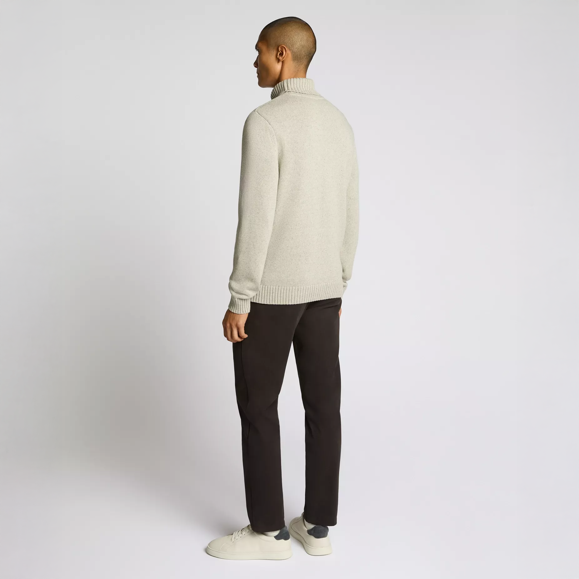 Remus Uomo Roll Neck Knitwear Grey