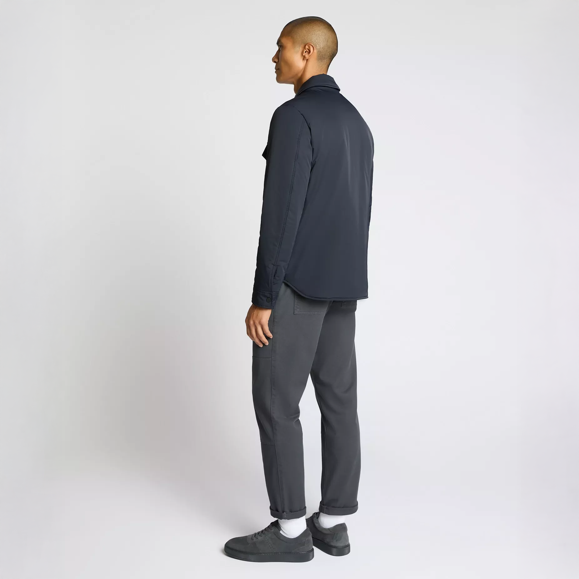 Remus Uomo Ren Quilted Jacket Navy