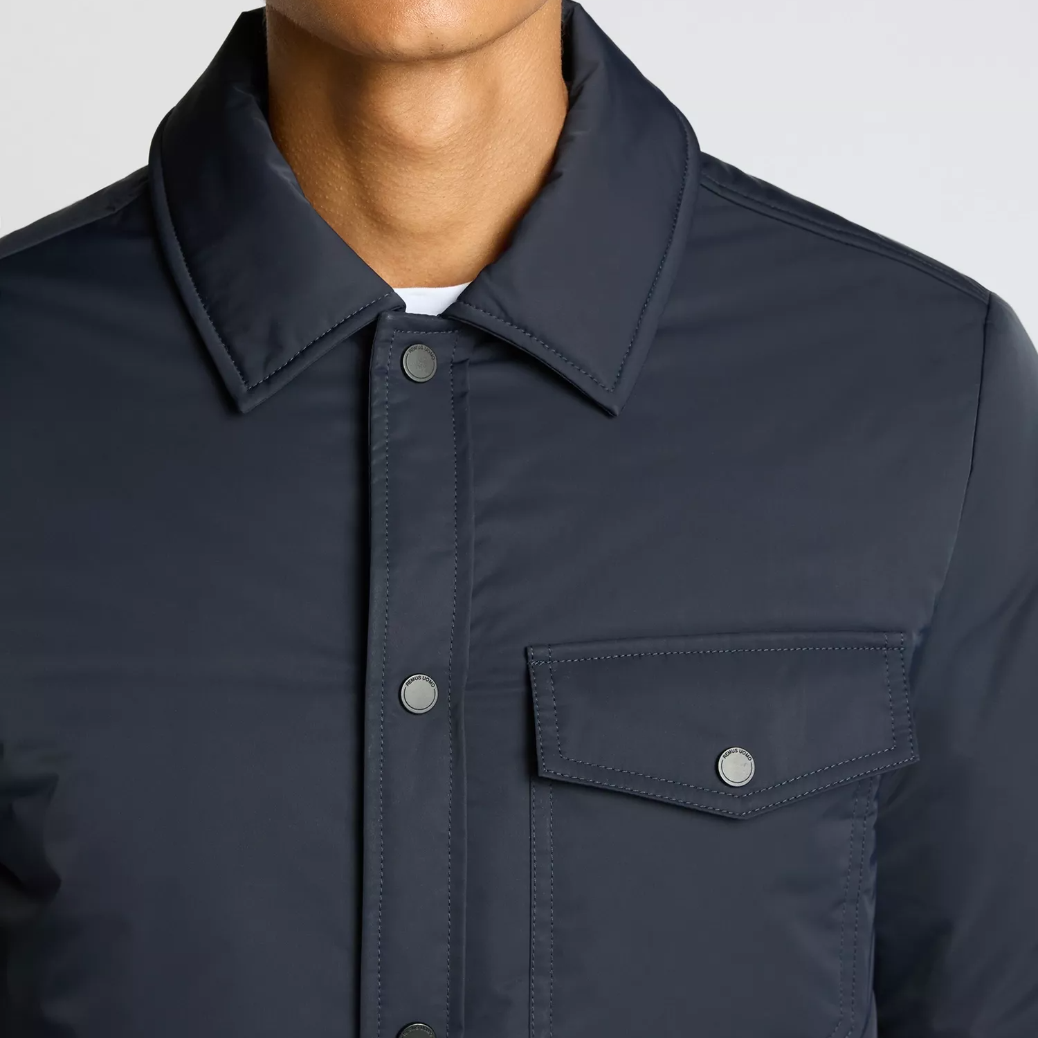 Remus Uomo Ren Quilted Jacket Navy
