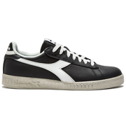 Diadora Game Low Leather Trainers Black/White