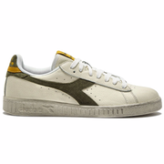 Diadora Game Low Suede Trainers White/Green