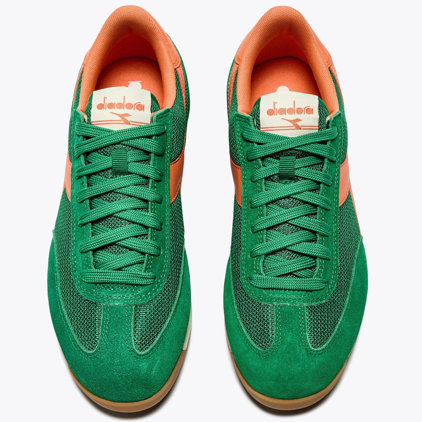 Diadora Cross Trainers Green/Orange