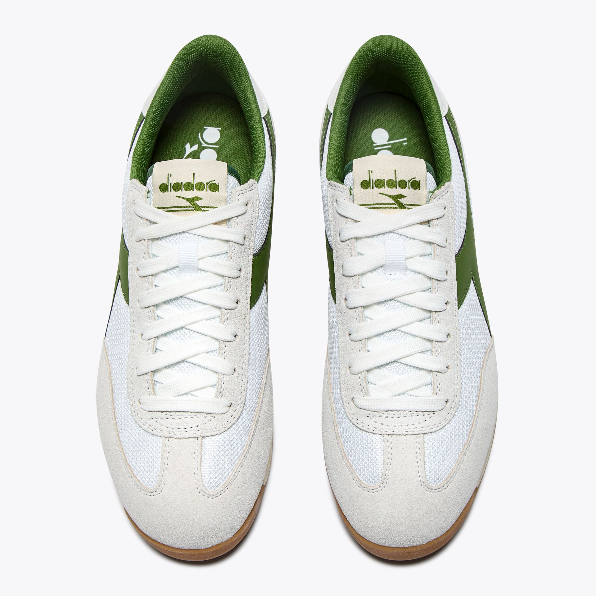 Diadora Cross Trainers White/Green