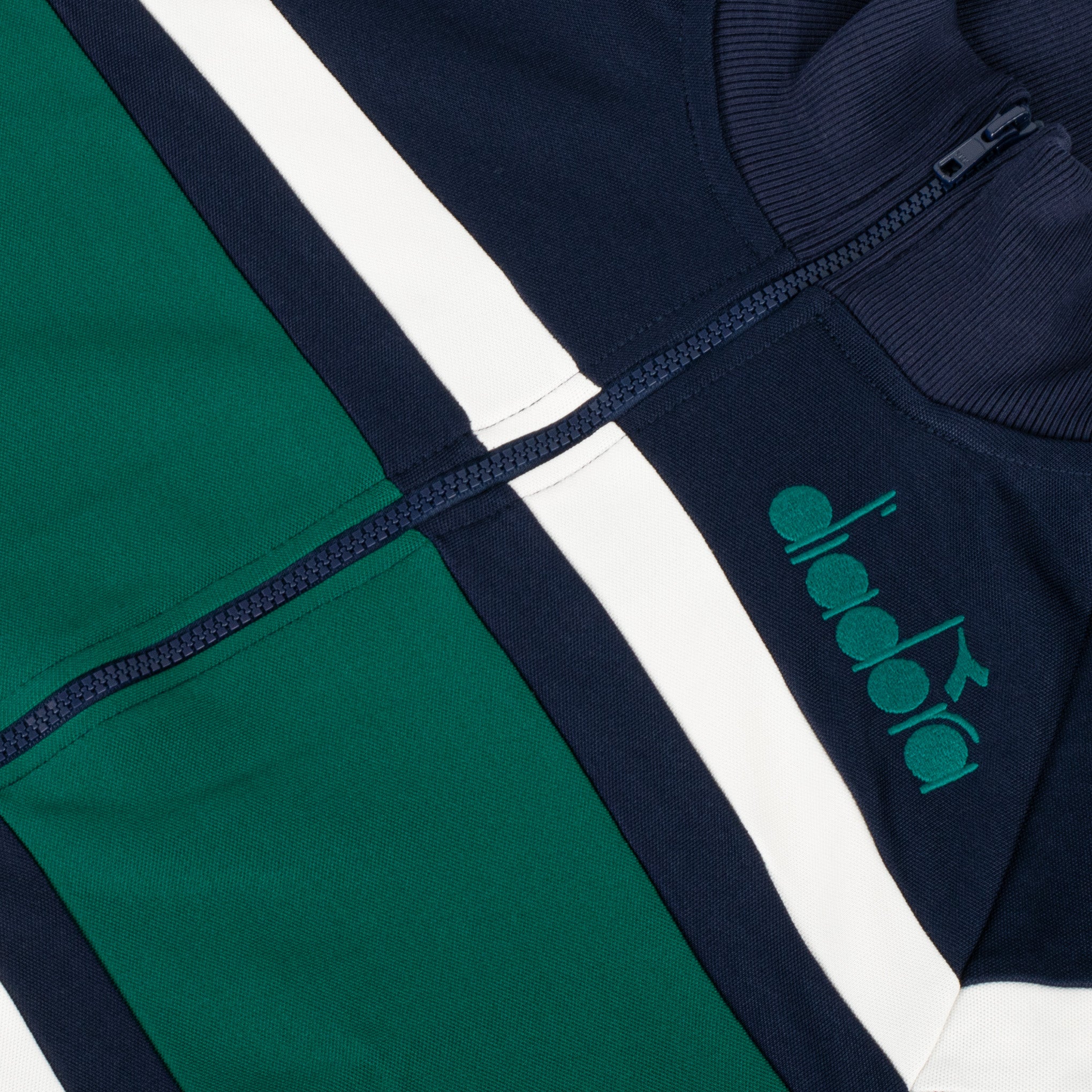 Diadora 80's Track Top Navy/Green