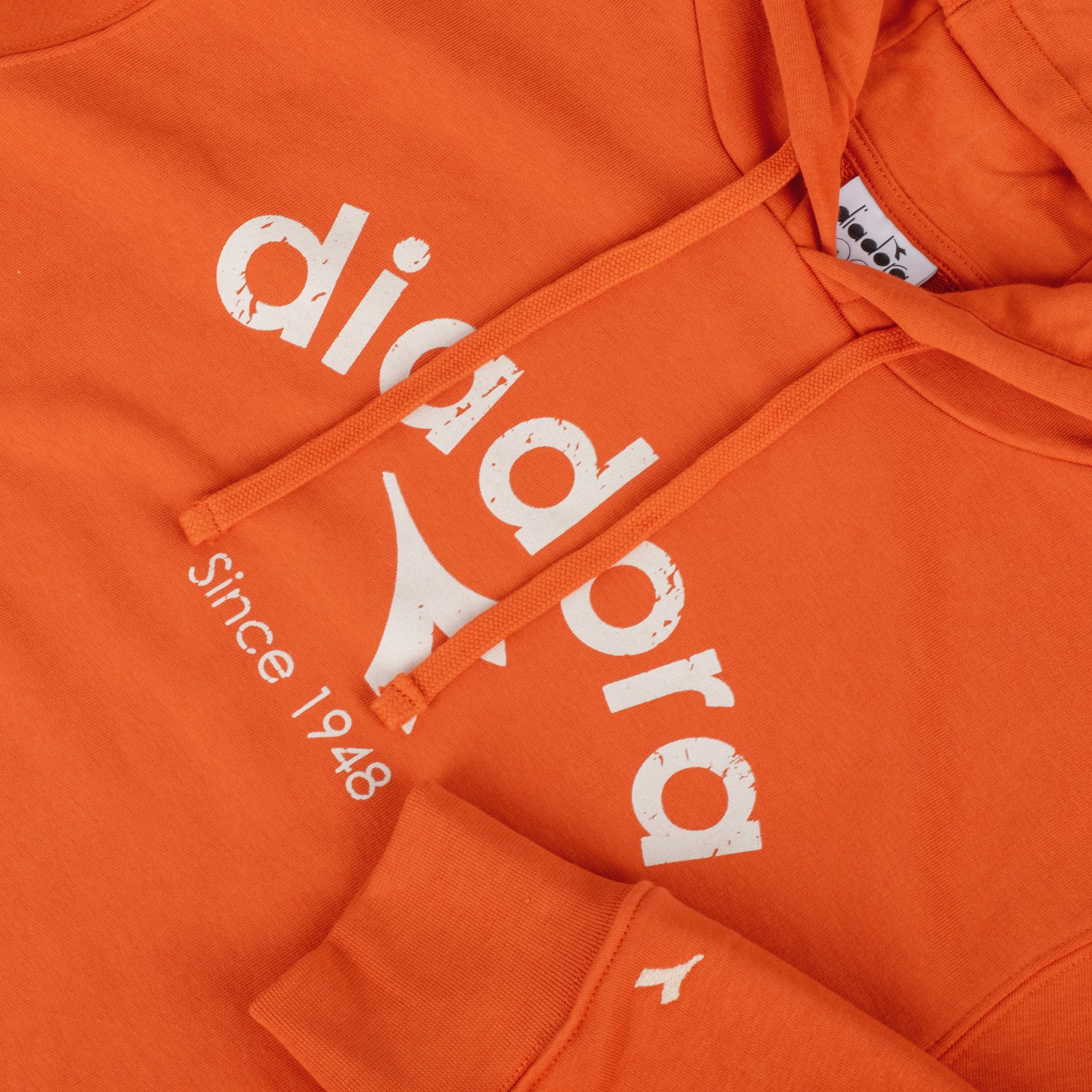 Diadora Logo Hoodie Orange