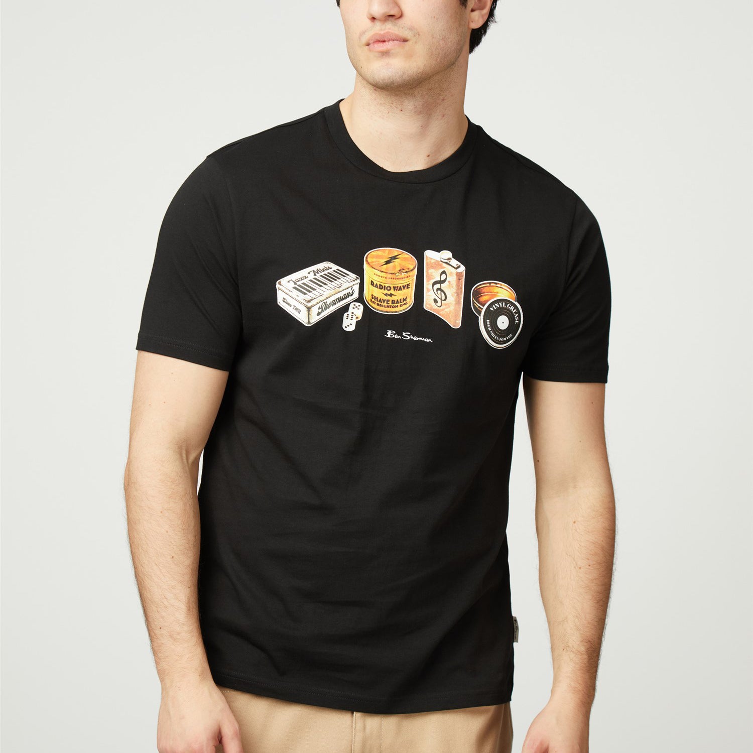 Ben Sherman Tins T-Shirt Black