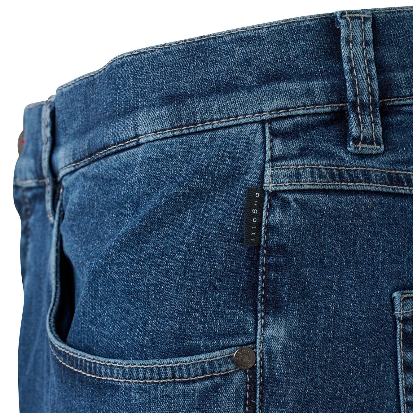 Bugatti Flexcity Denim Jeans Mid Blue