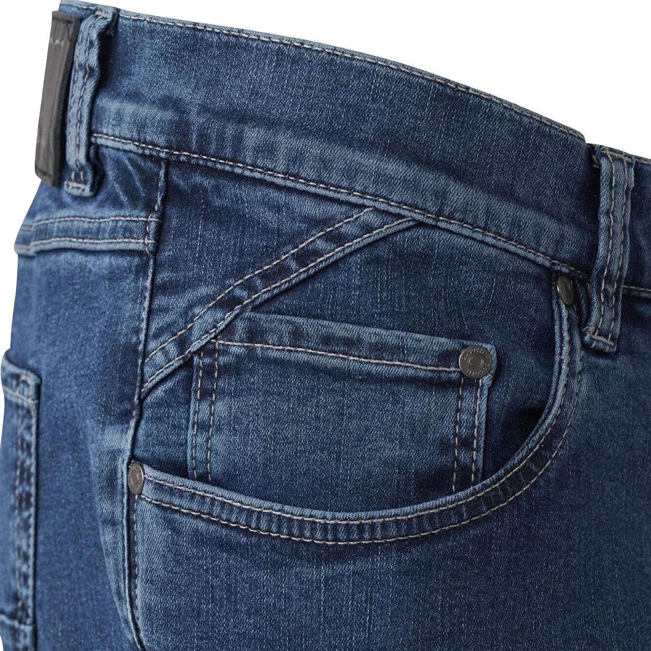 Bugatti Flexcity Denim Jeans Mid Blue