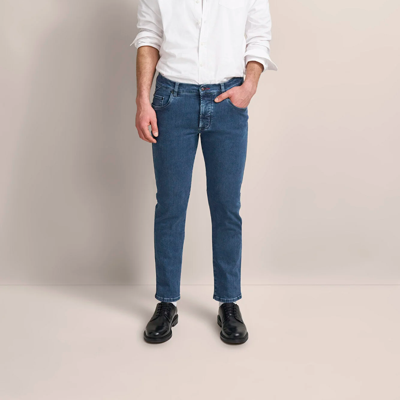 Bugatti Flexcity Denim Jeans Mid Blue