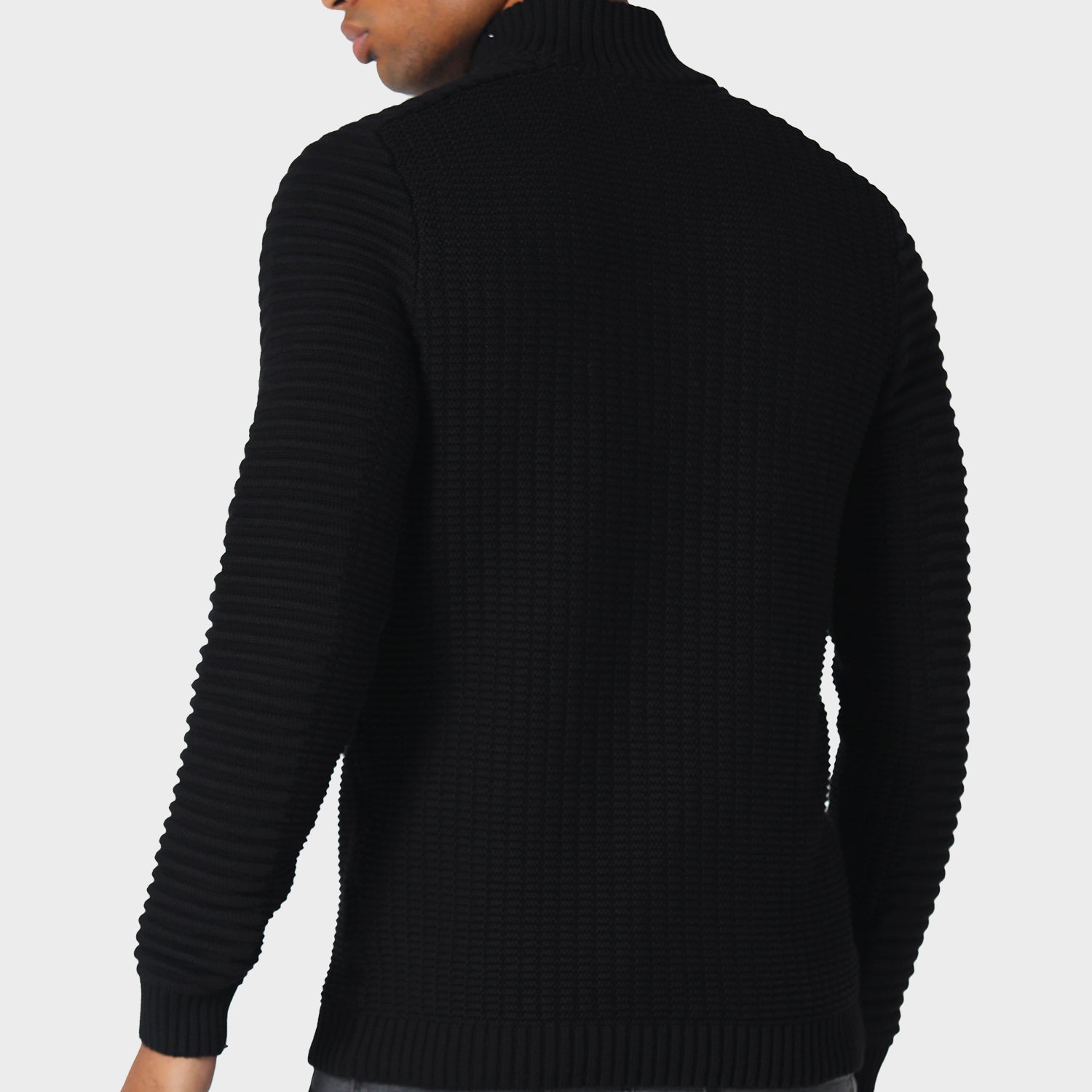 Police Cromer Knit Sweatshirt Black