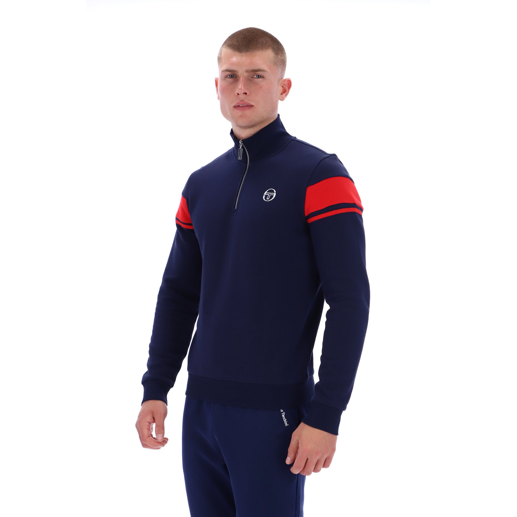 Sergio Tacchini Damarindo Quarter Zip Navy