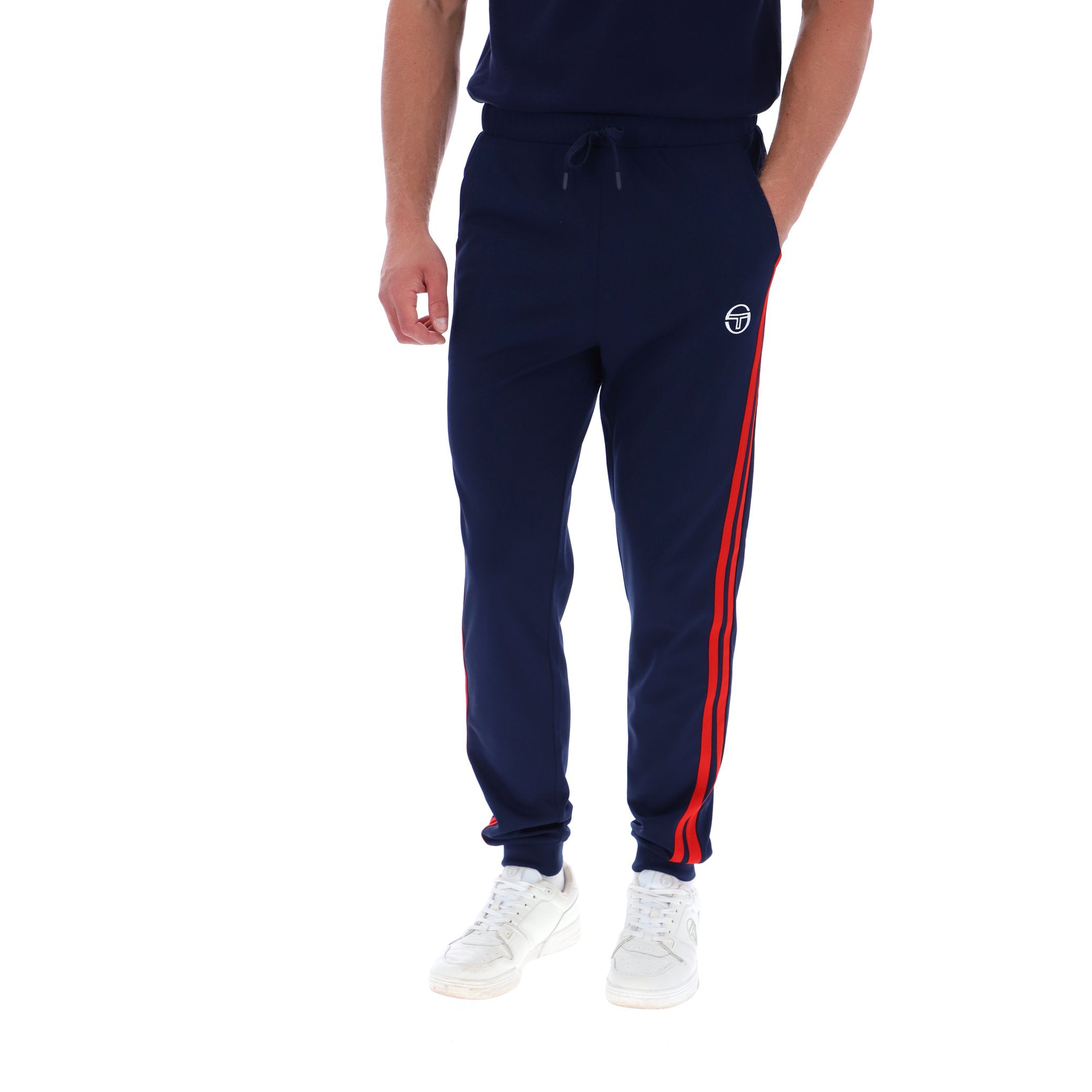 Sergio Tacchini Damarindo Track Pants Navy/Red