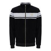 Sergio Tacchini Damarindo Velour Track Top Black