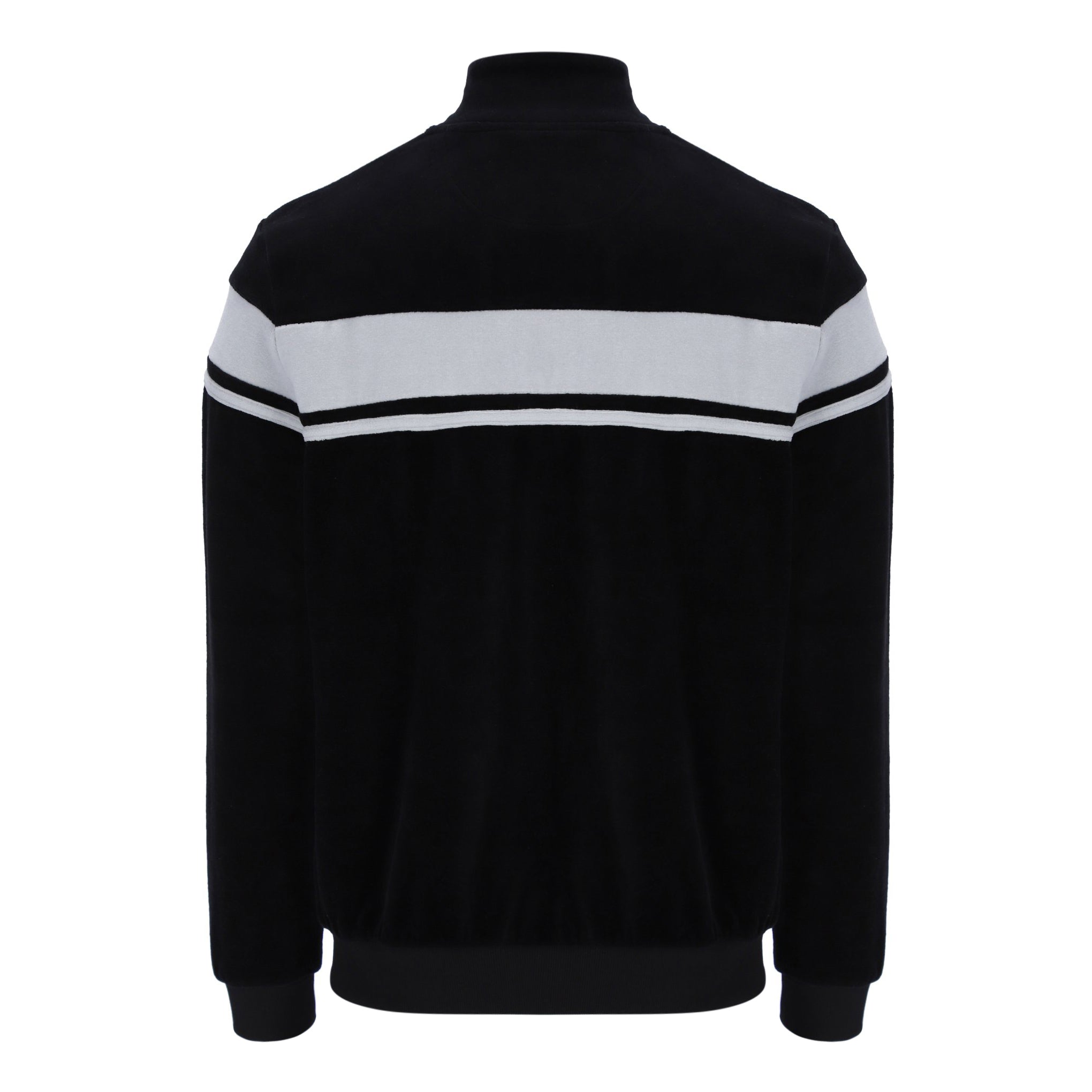 Sergio Tacchini Damarindo Velour Track Top Black