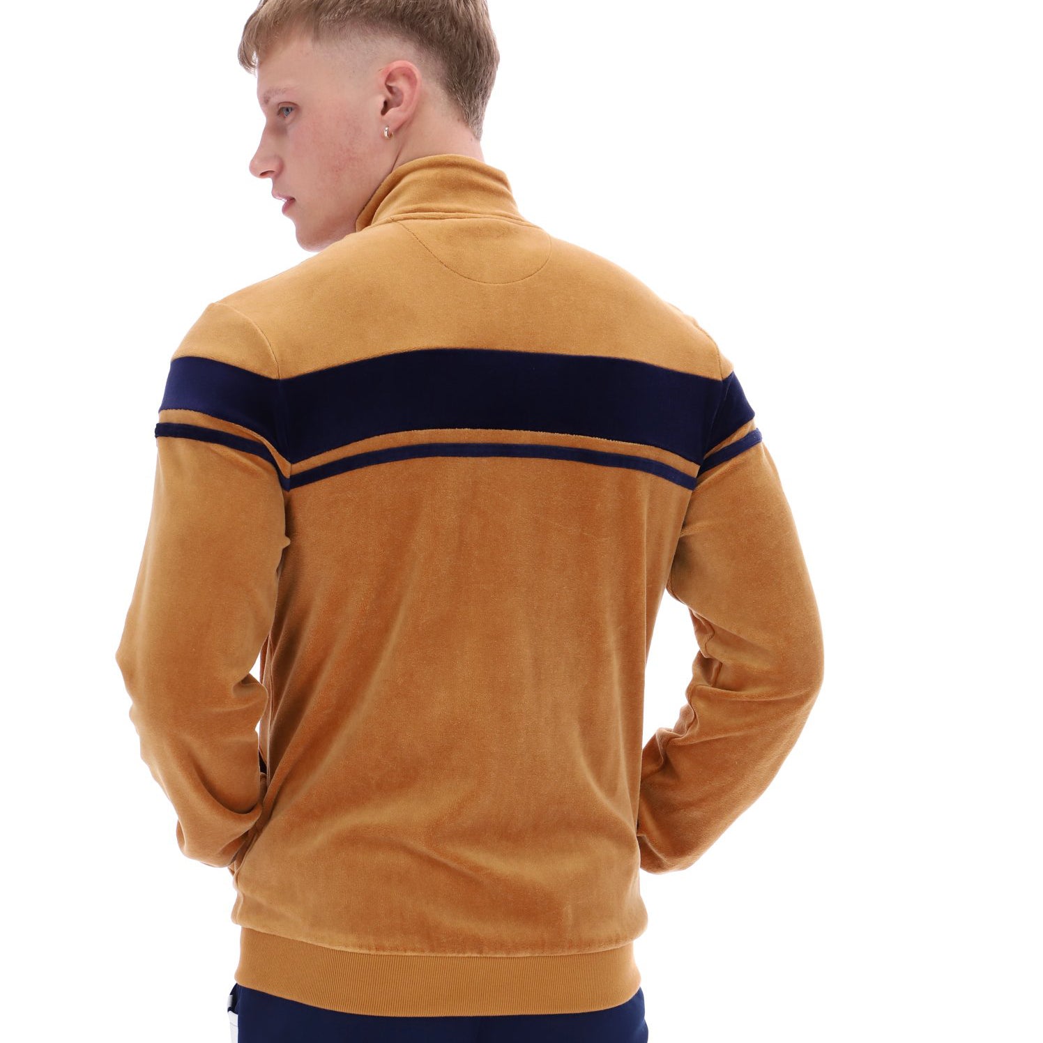 Sergio Tacchini Damarindo Velour Track Top Almond