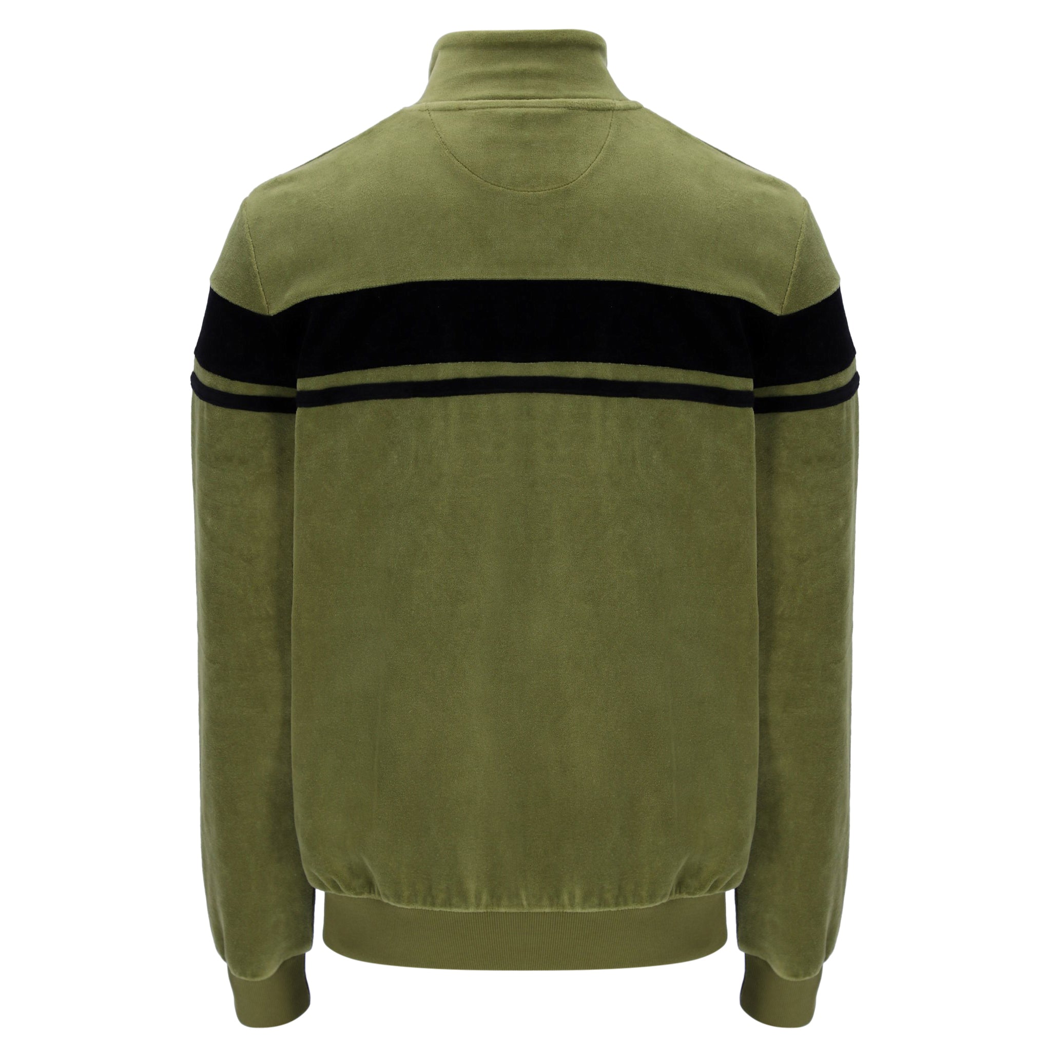 Sergio Tacchini Damarindo Velour Track Top Green