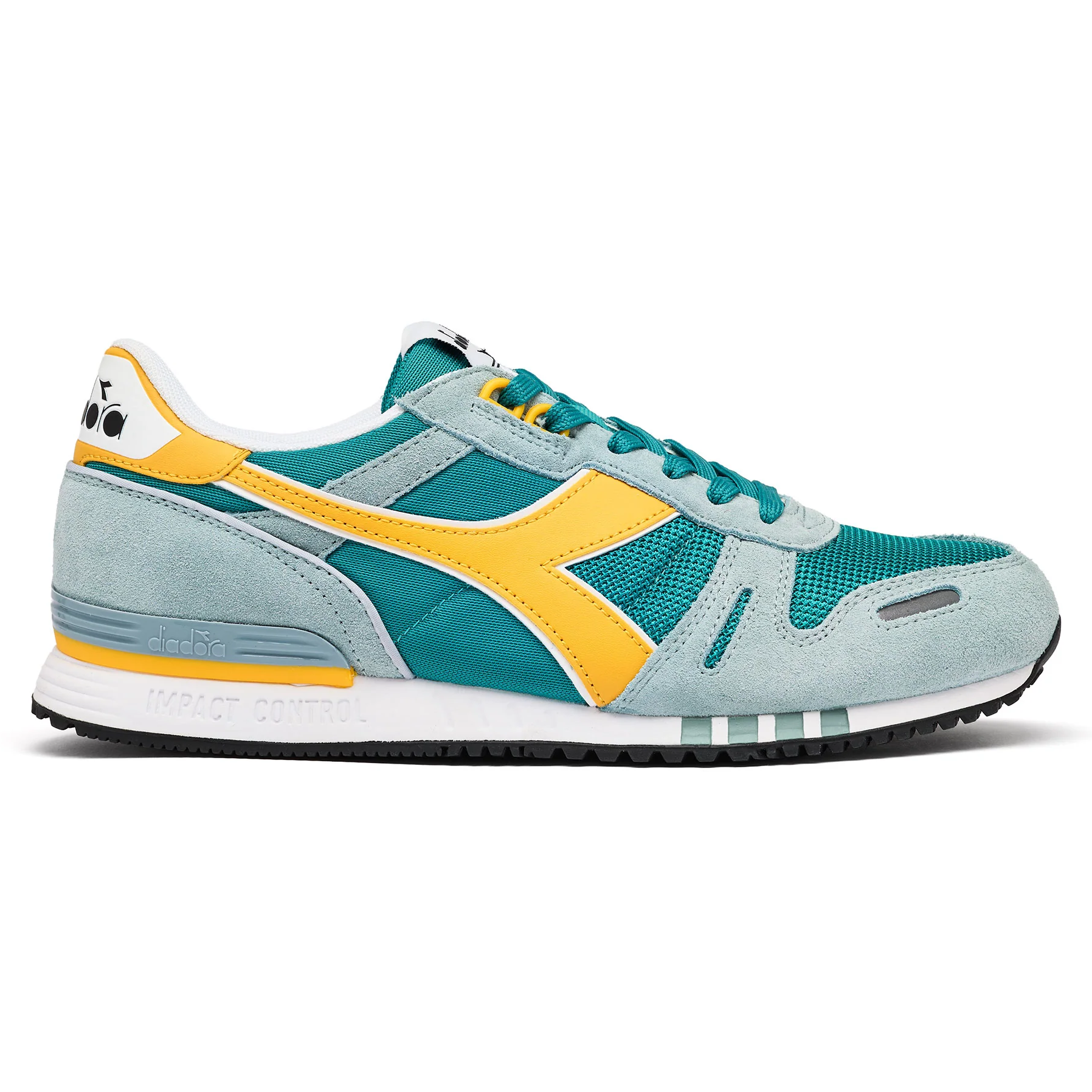 Diadora Titan Trainers Sky/Yellow