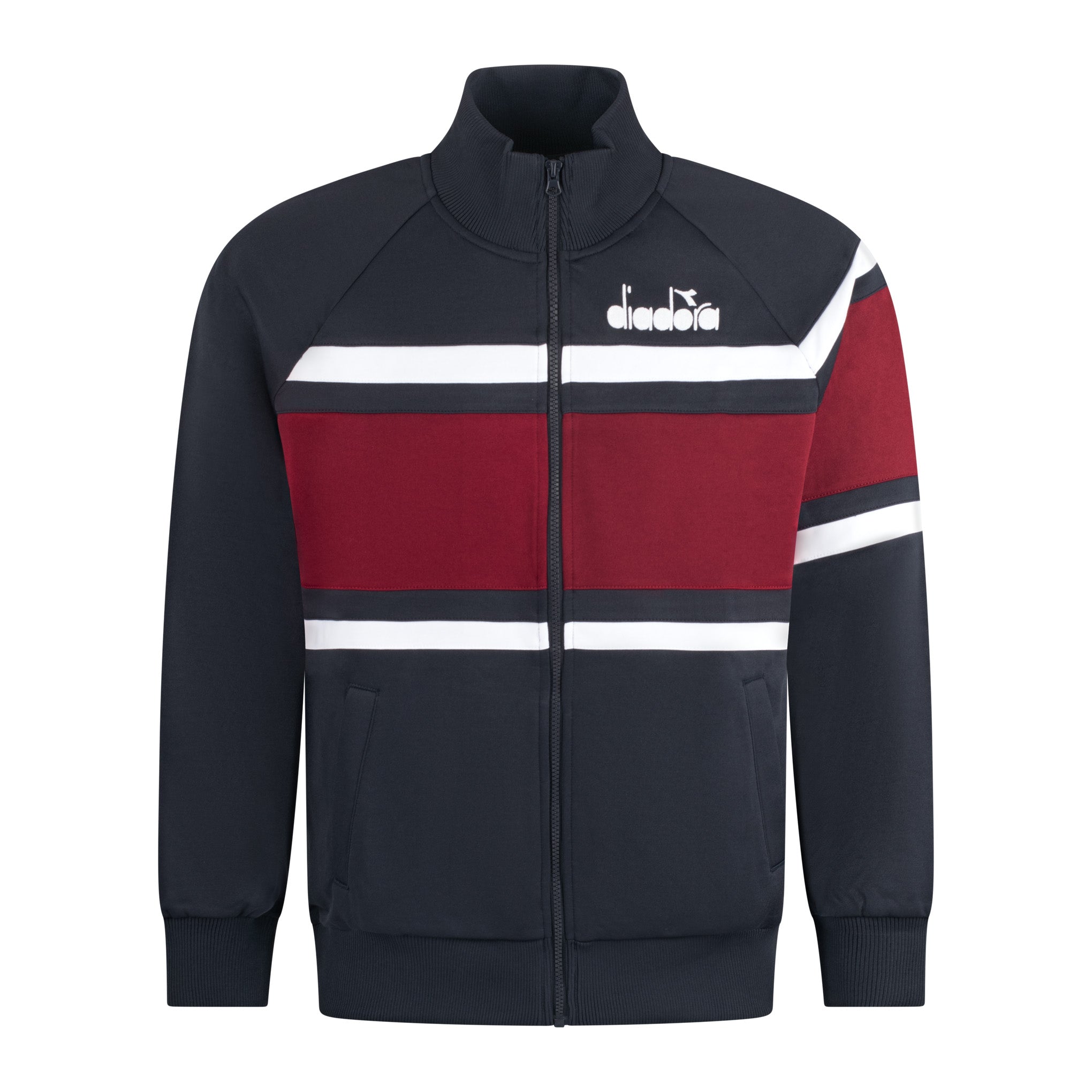 Diadora 80's Track Top Navy/Claret