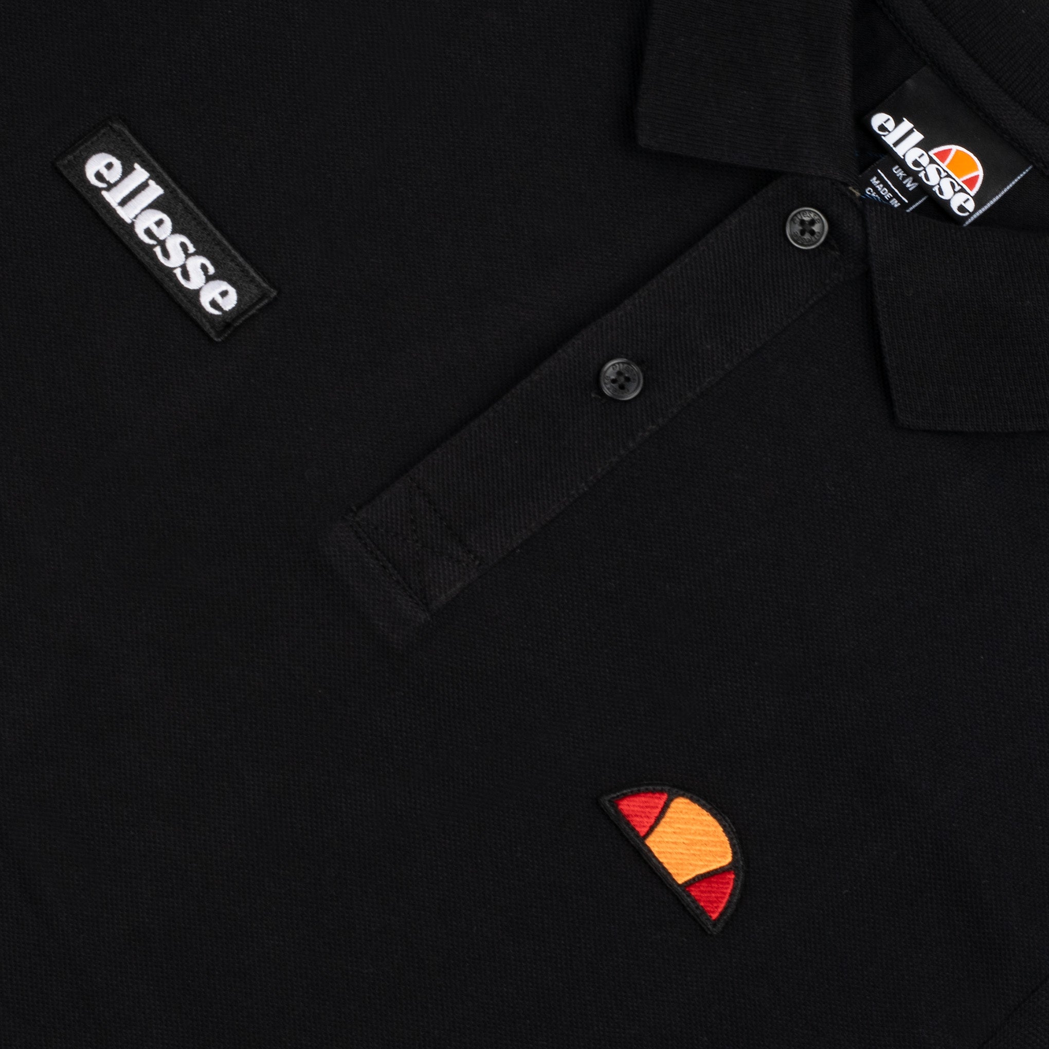 Ellesse Monvali Polo Shirt Black