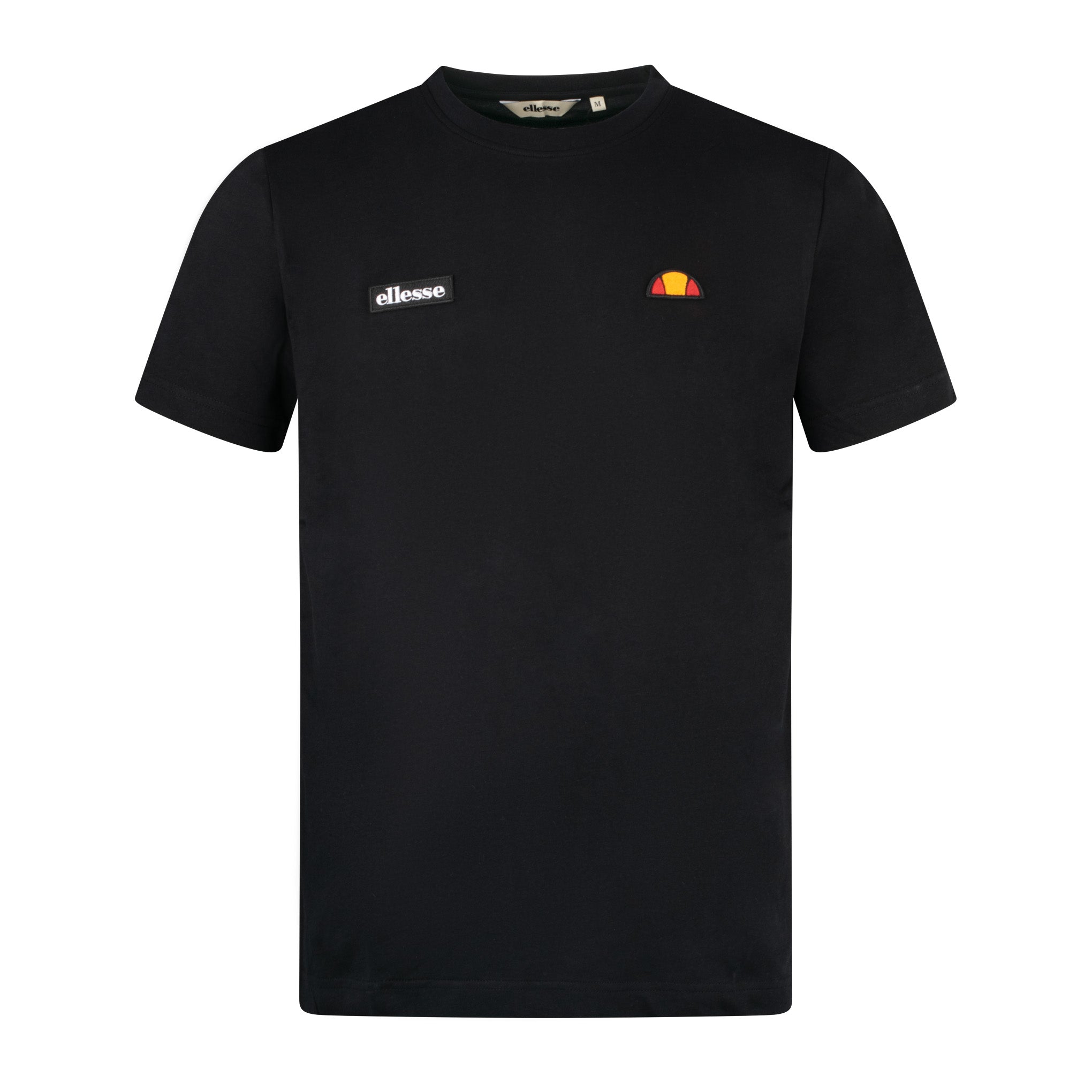 T-shirt Ellesse Floran Uomo - Nero/Oro, Cotone, Manica Corta, Girocollo - Nuova Con Etichette - Foto 2