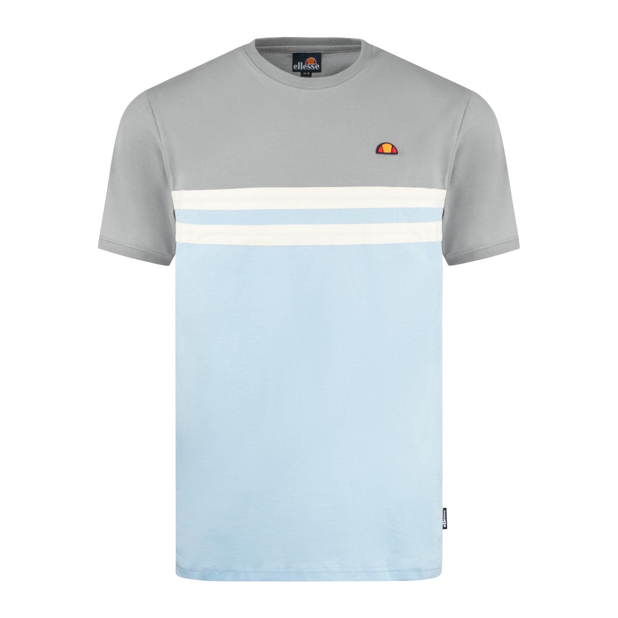 Ellesse Atrei Stripe T-Shirt Grey