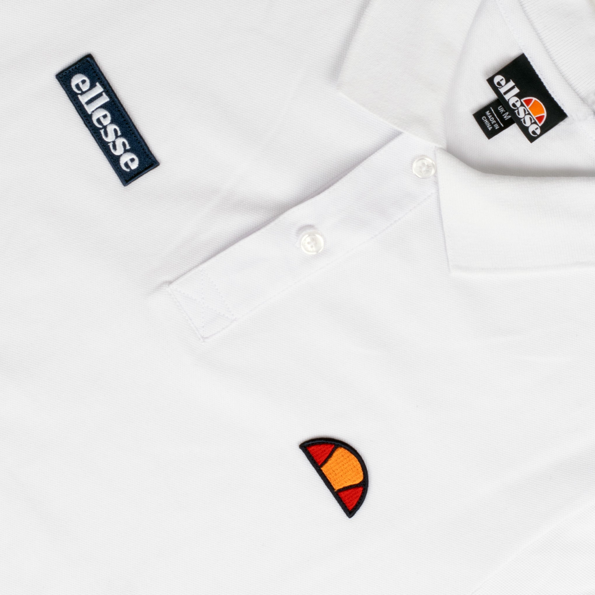 Ellesse Monvali Polo Shirt White