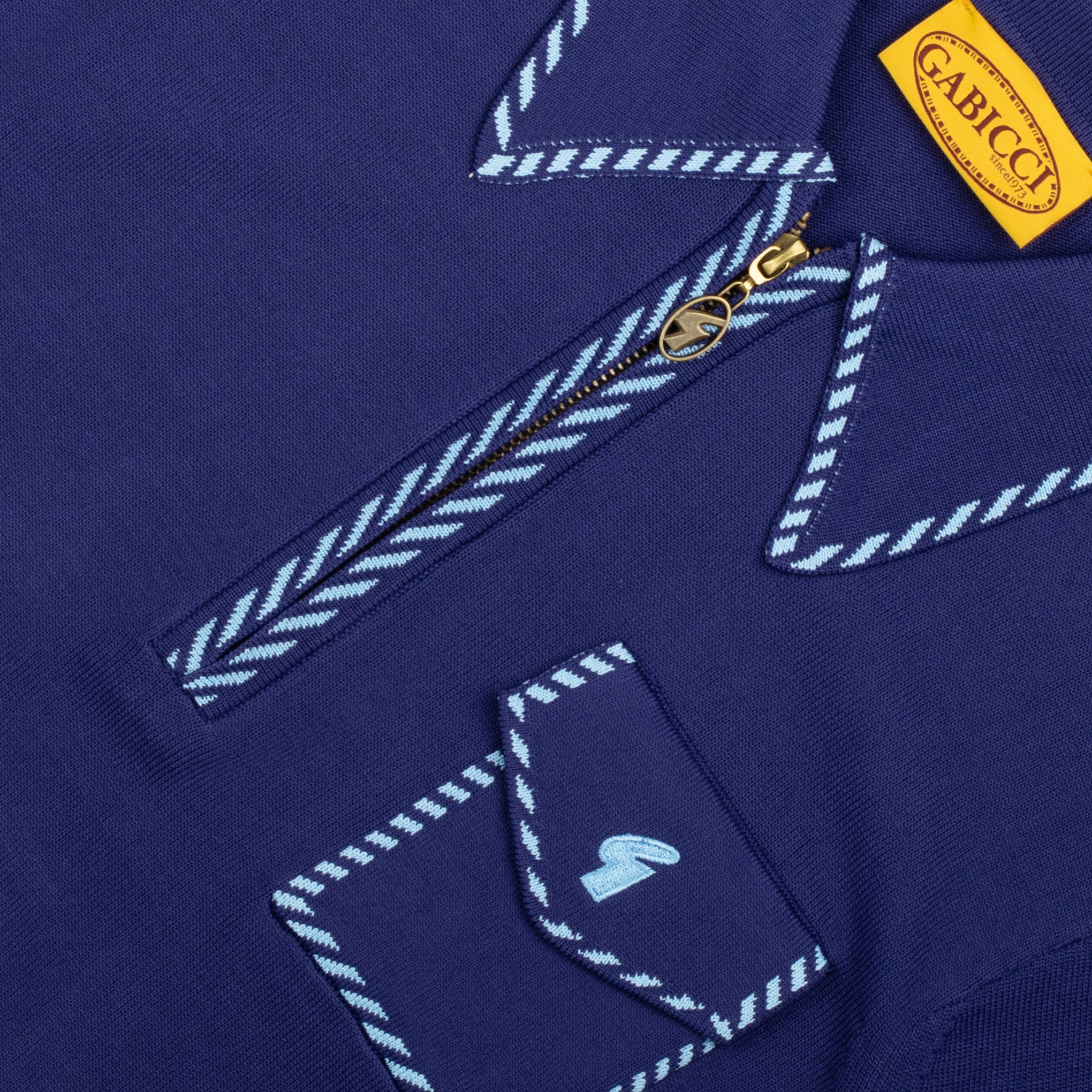 Gabicci Archive Kiki Knit Polo Blue
