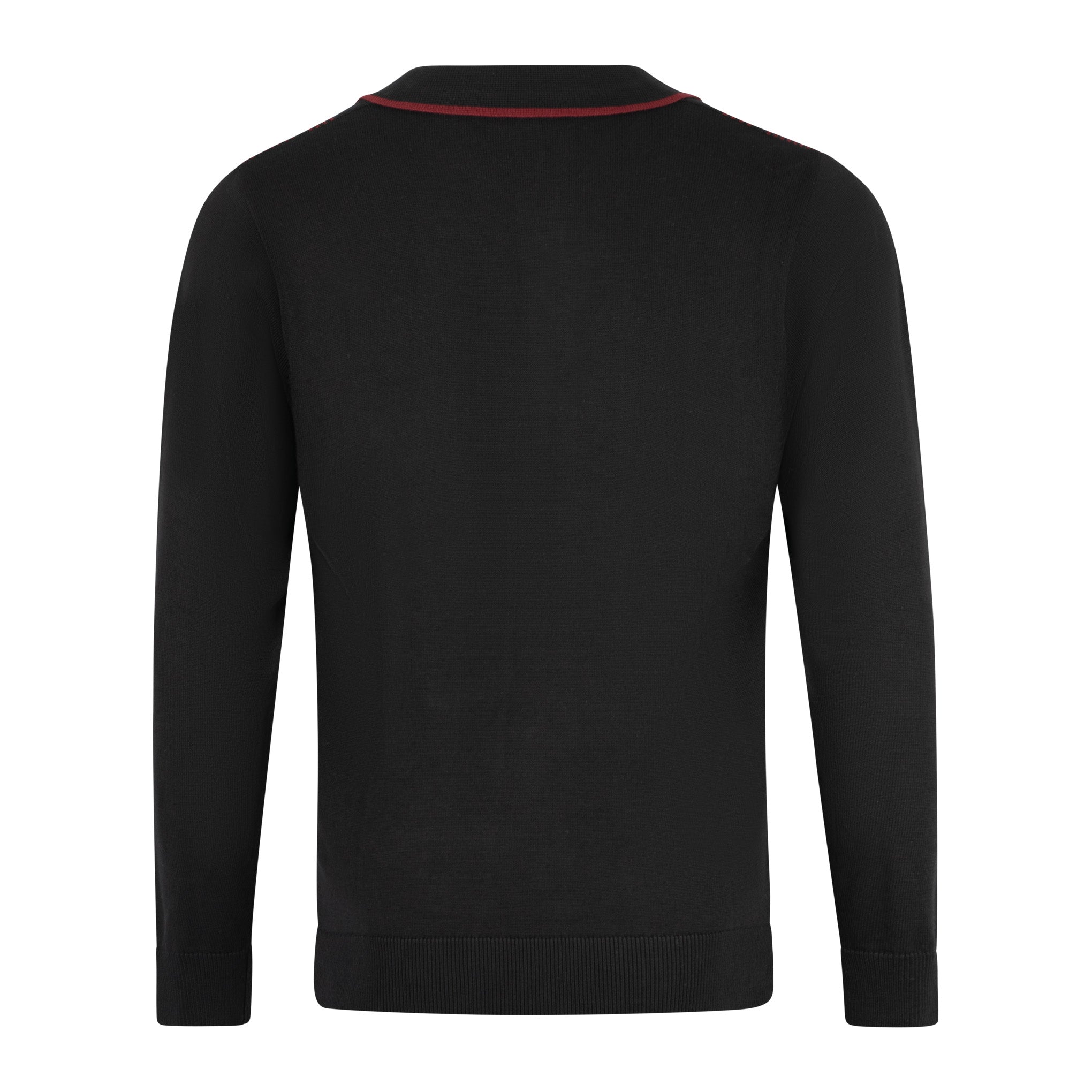 Gabicci Vintage Dante Knit Polo Black