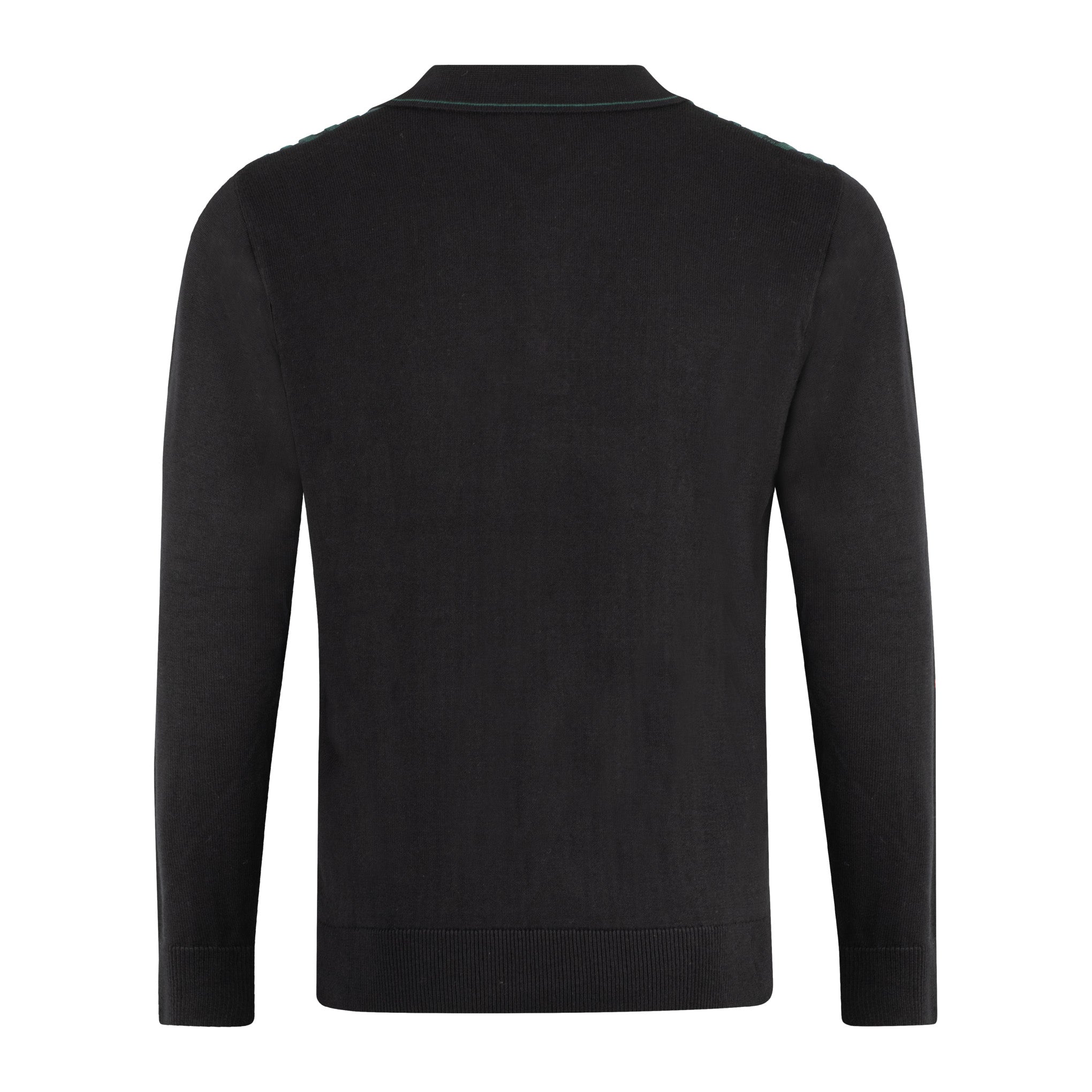 Gabicci Vintage Hansen Knit Polo Black